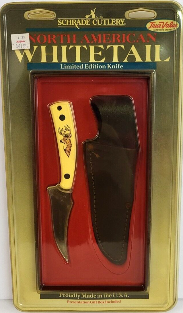 Vintage Schrade USA SC502 Limited Edition Knife North American Whitetail~ Sealed