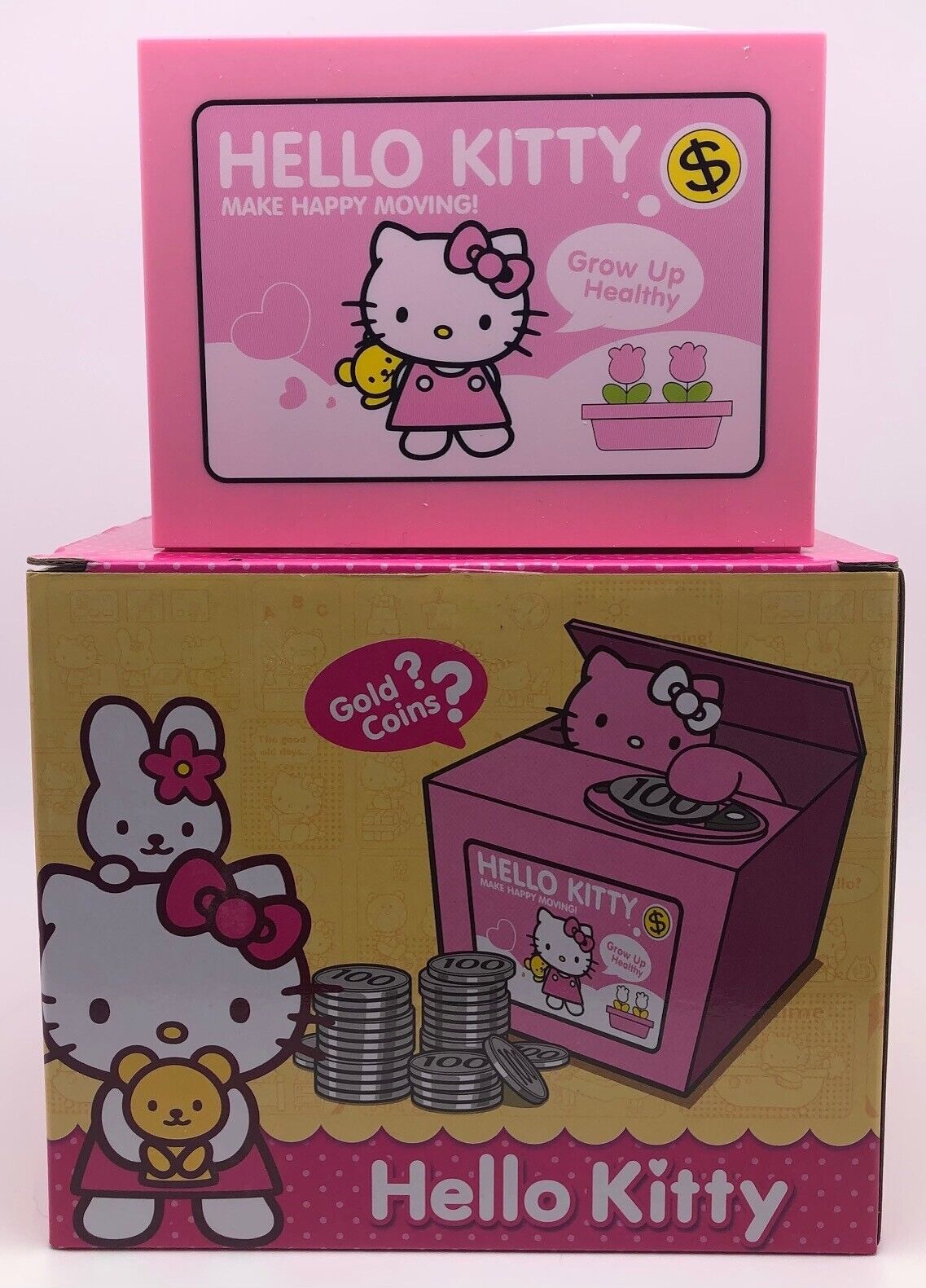 NEW Hello Kitty Mischief Coin Stealing Musical Bank. US Seller. 