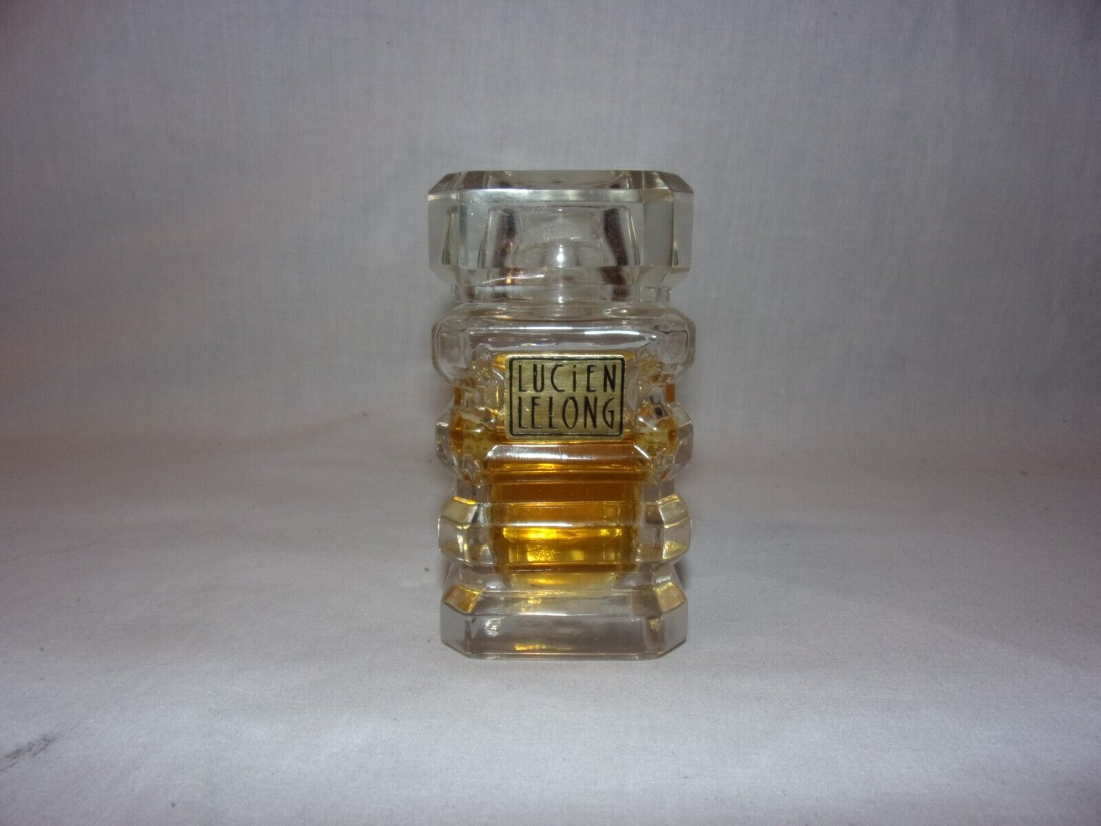 Vintage Lucien Lelong Sirocco Parfum Crystal Bottle 70% Full Rare Bottle