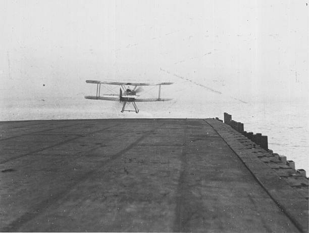 Sopwith Pup Takingoff From Hms Furious 1916 WWI OLD PHOTO