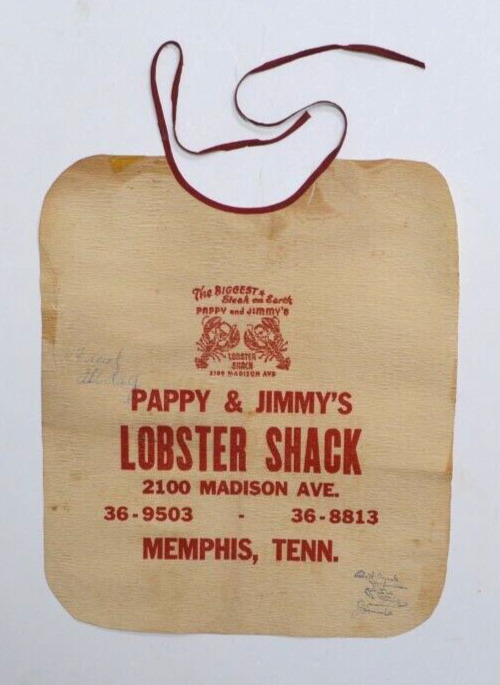 Pappy & Jimmy's LOBSTER SHACK Memphis Tennessee TN 1950's - LAST ONE ON EARTH?