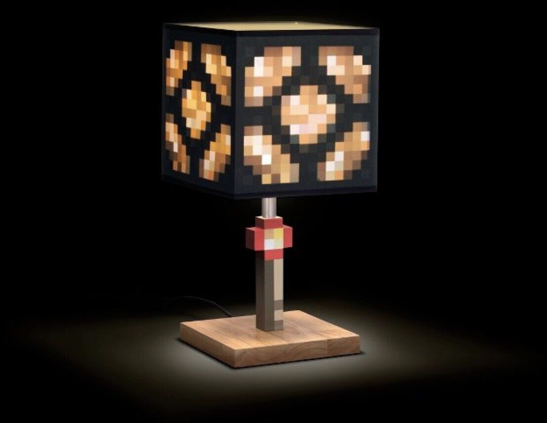 Minecraft Glowstone Table Lamp