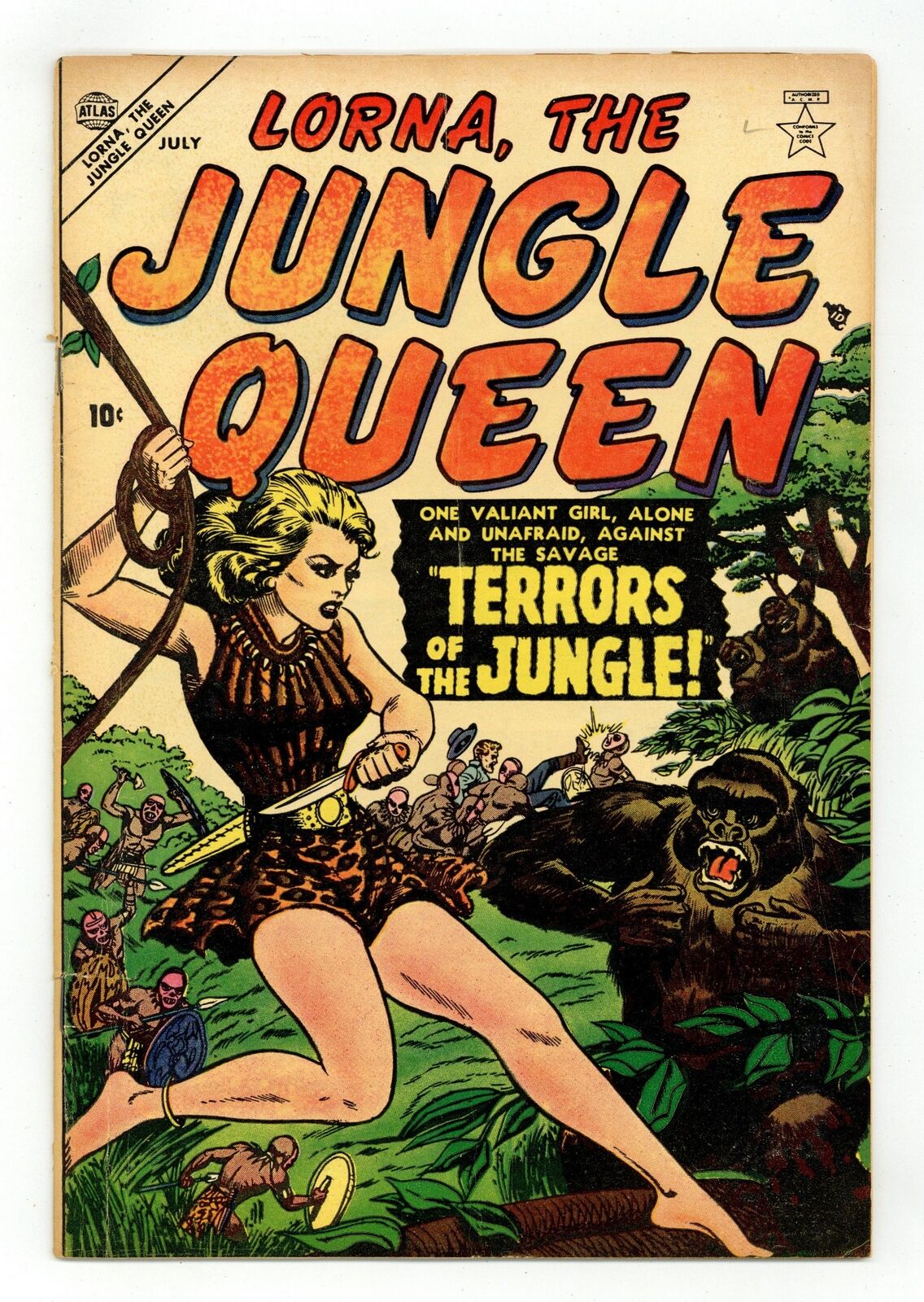 Lorna the Jungle Queen #1 VG+ 4.5 1953