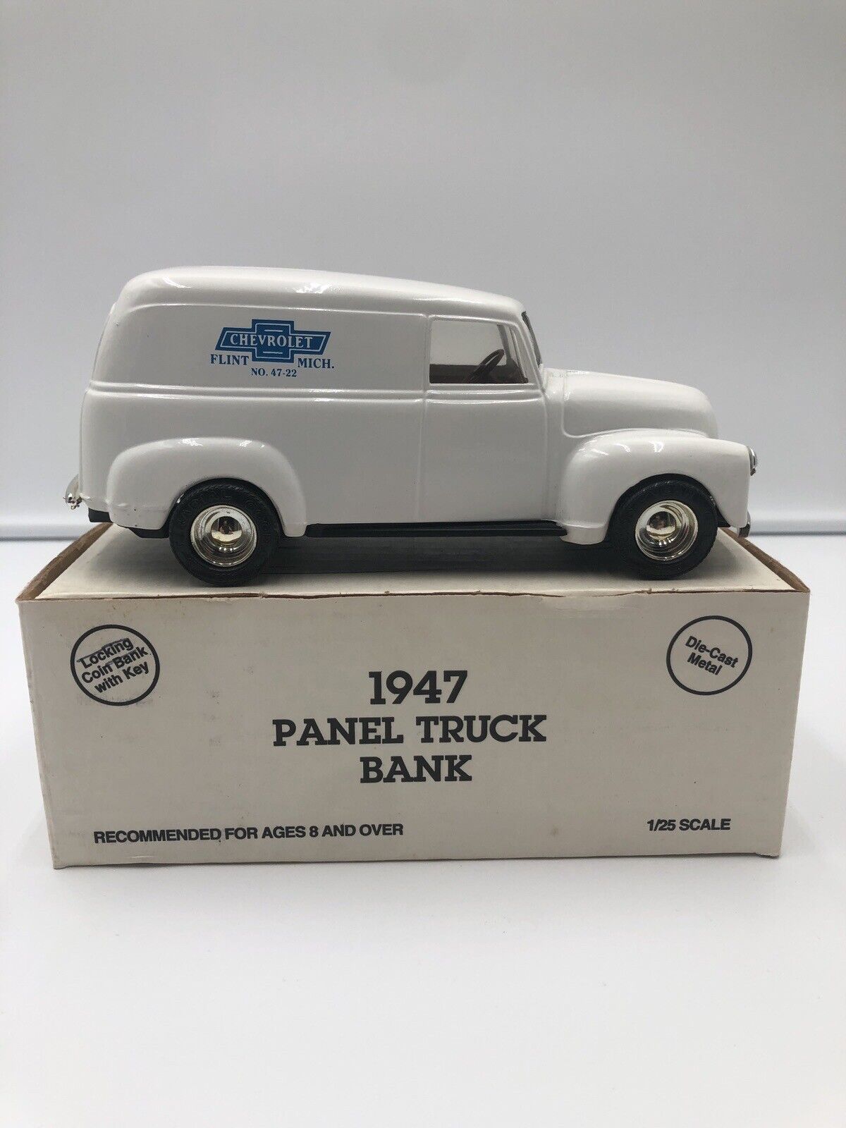 Chevrolet 1947 Panel Truck Bank 1992 Ertl #1702 Made In USA