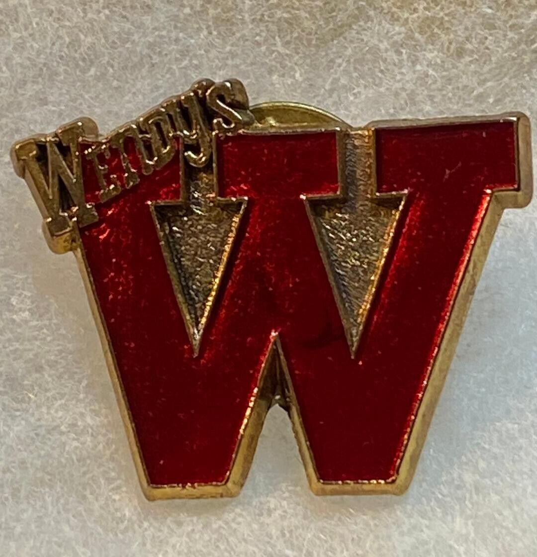 Vintage Wendy s W Employee Staff Lapel pin 