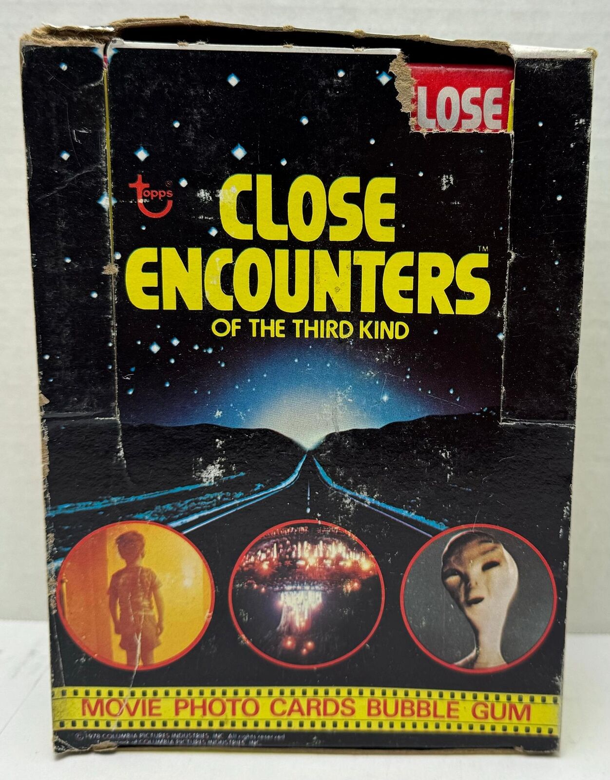 1978 Close Encounters Third Kind Wax Vintage Trading Card Box 36 Packs Topps