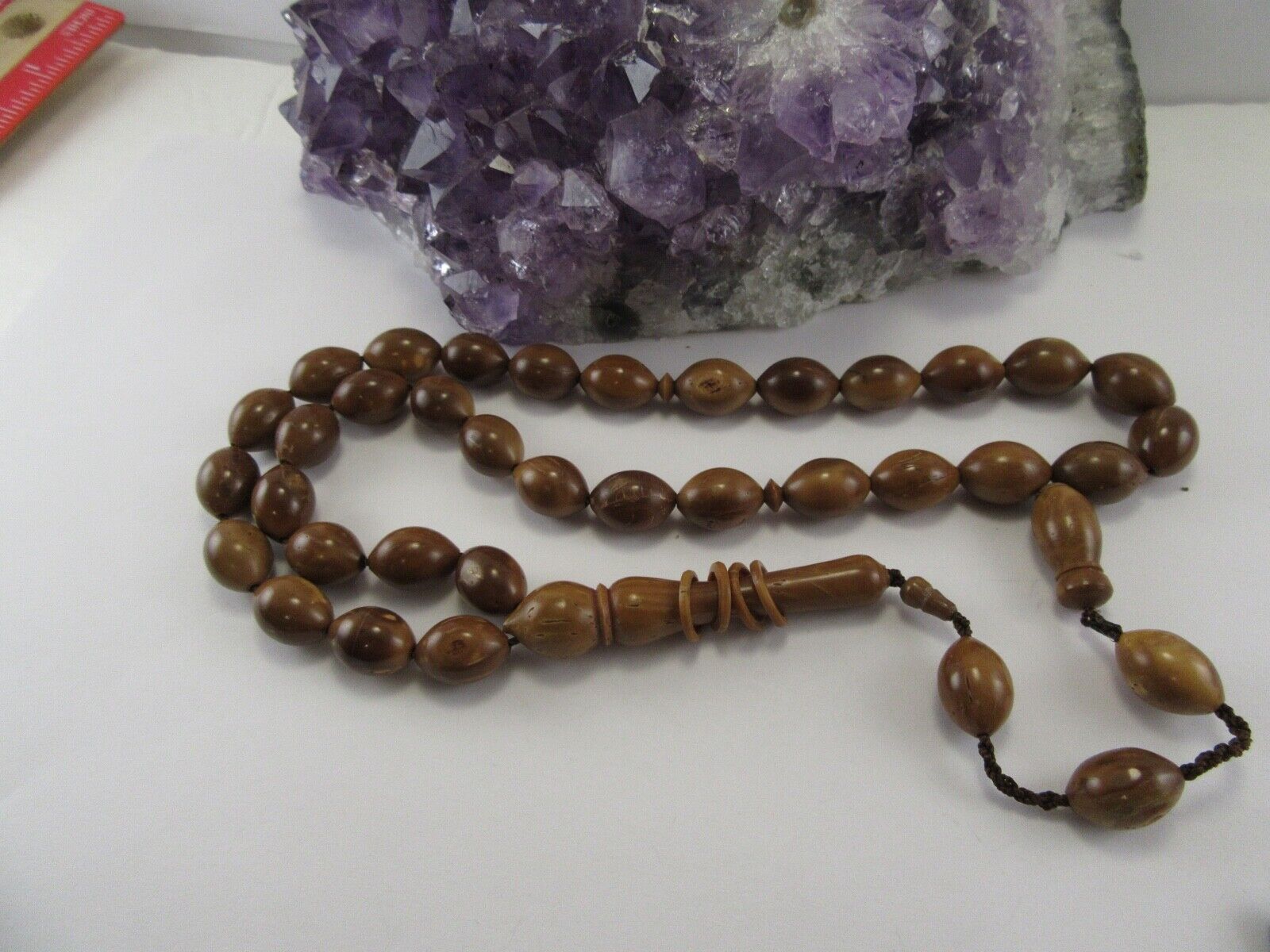 Prayer Beads-Coco-Kuka-Rosary-masbaha-tasbih 33 beads  oval  النارجيل