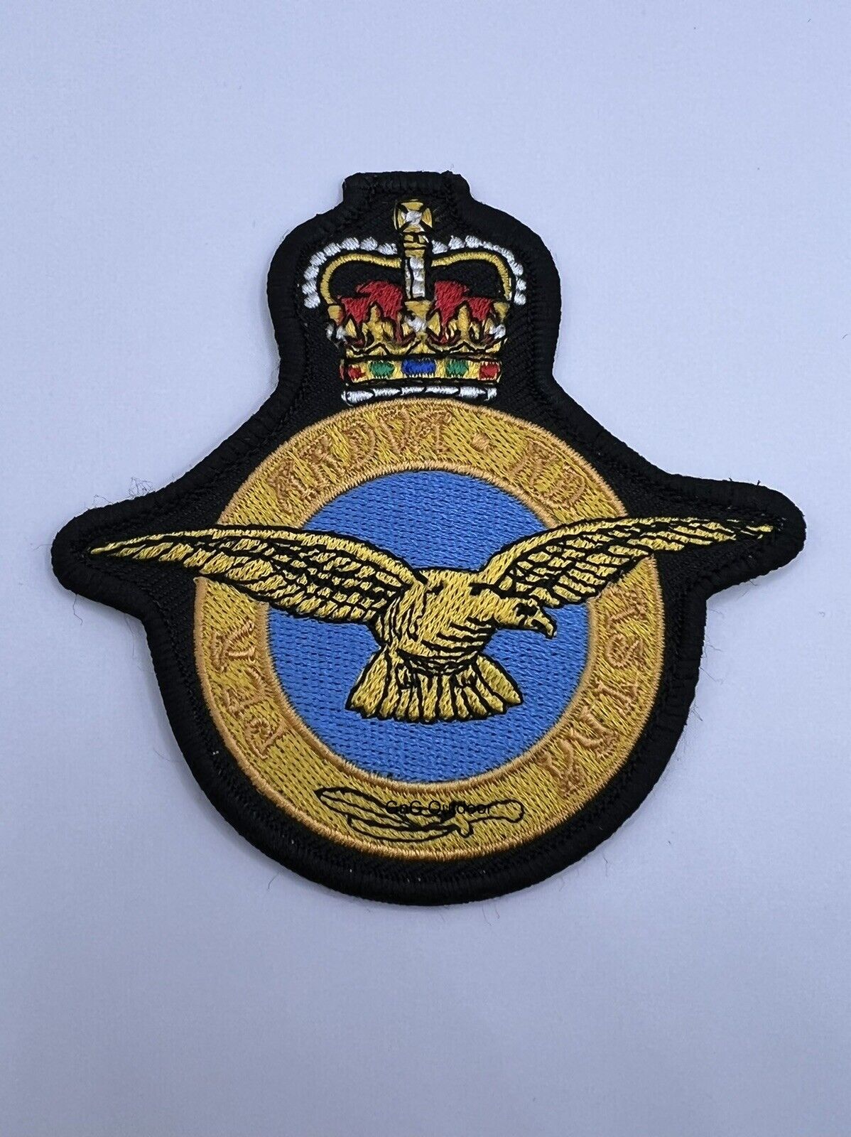 Royal Air Force Machine Embroidered Badge RAF Sew On Or Iron On Patch RAF Badges