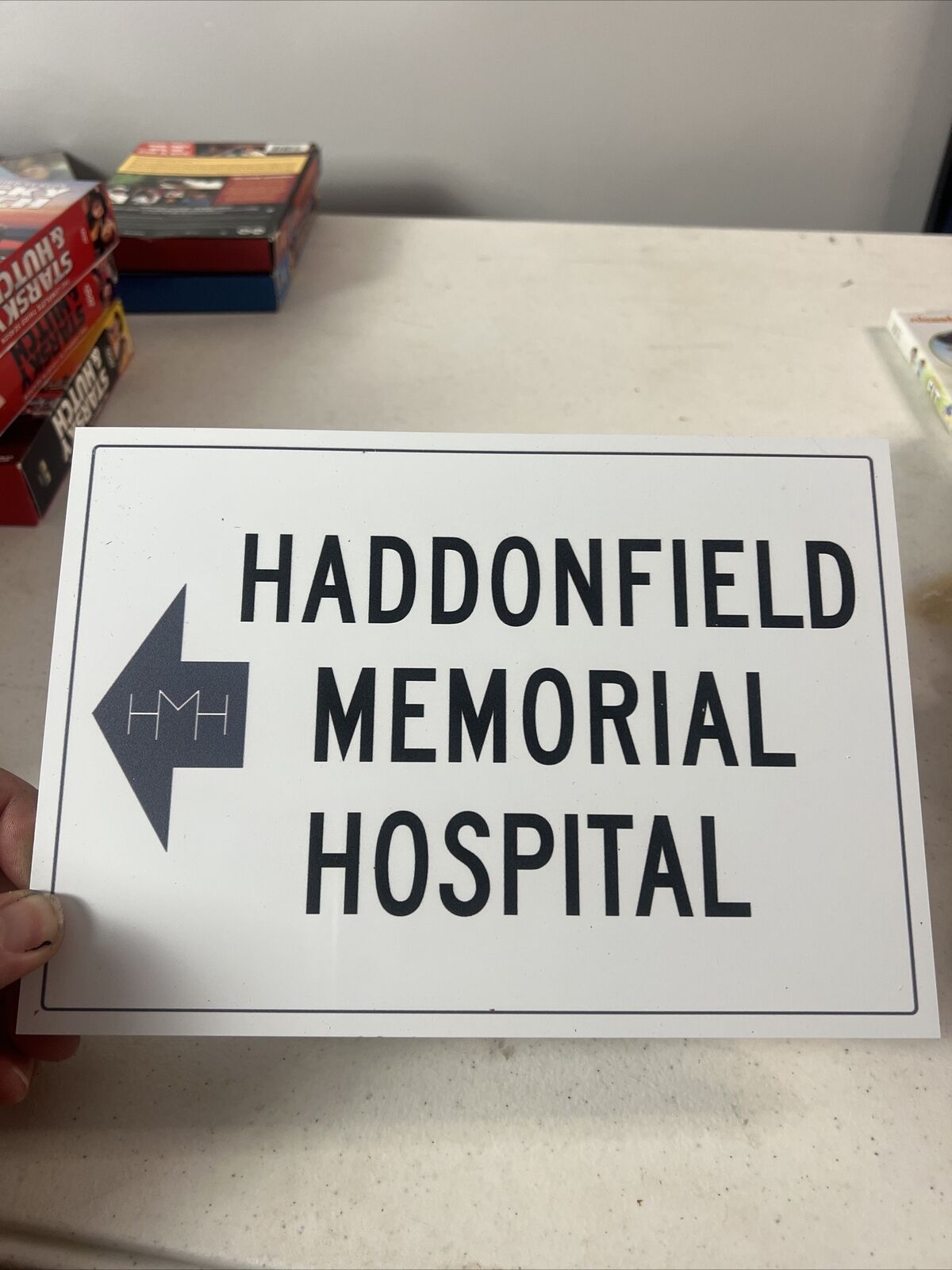 Halloween II Haddonfield Memorial Hospital Metal Sign NEW Bam Box