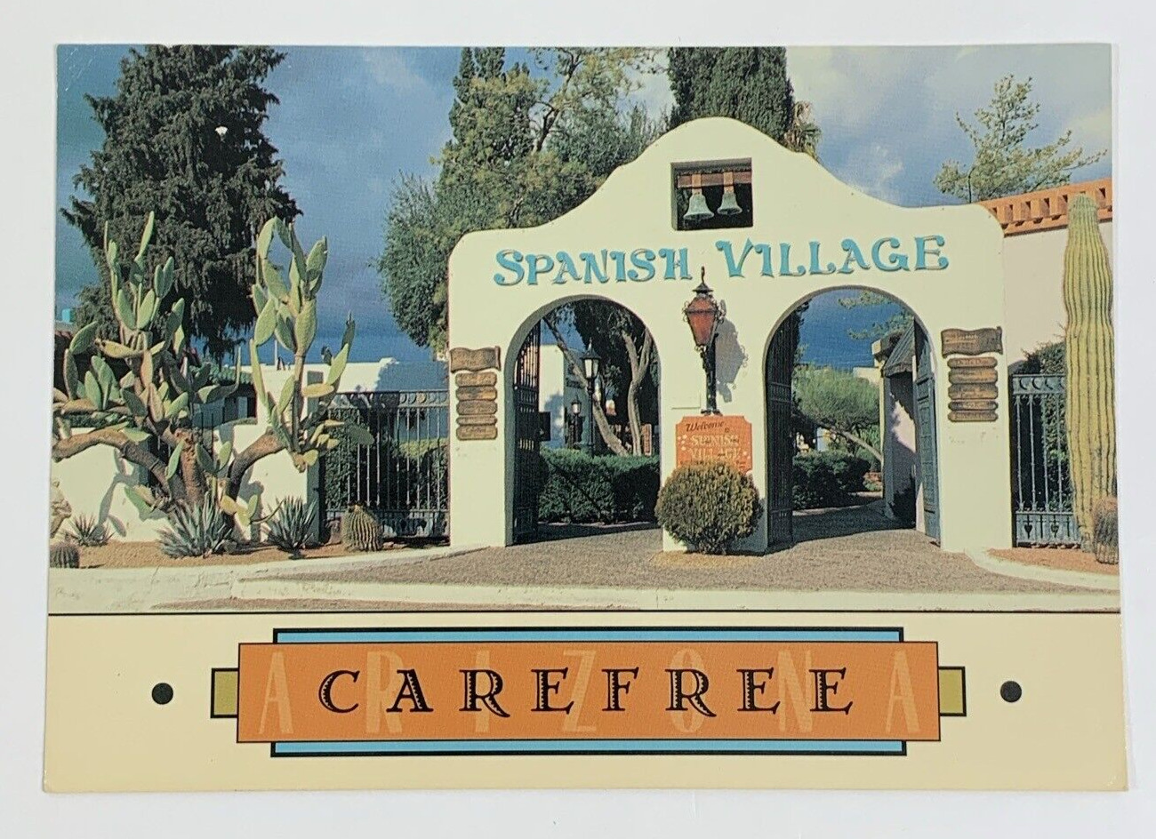 Spanish Village Arizona Postcard