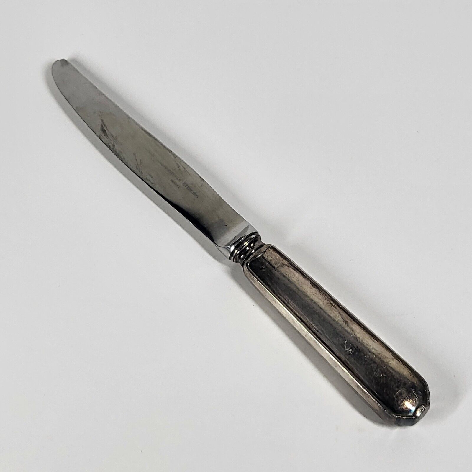 Christofle France Germain 1 Modern Hollow Knife Sterling Handle Vintage