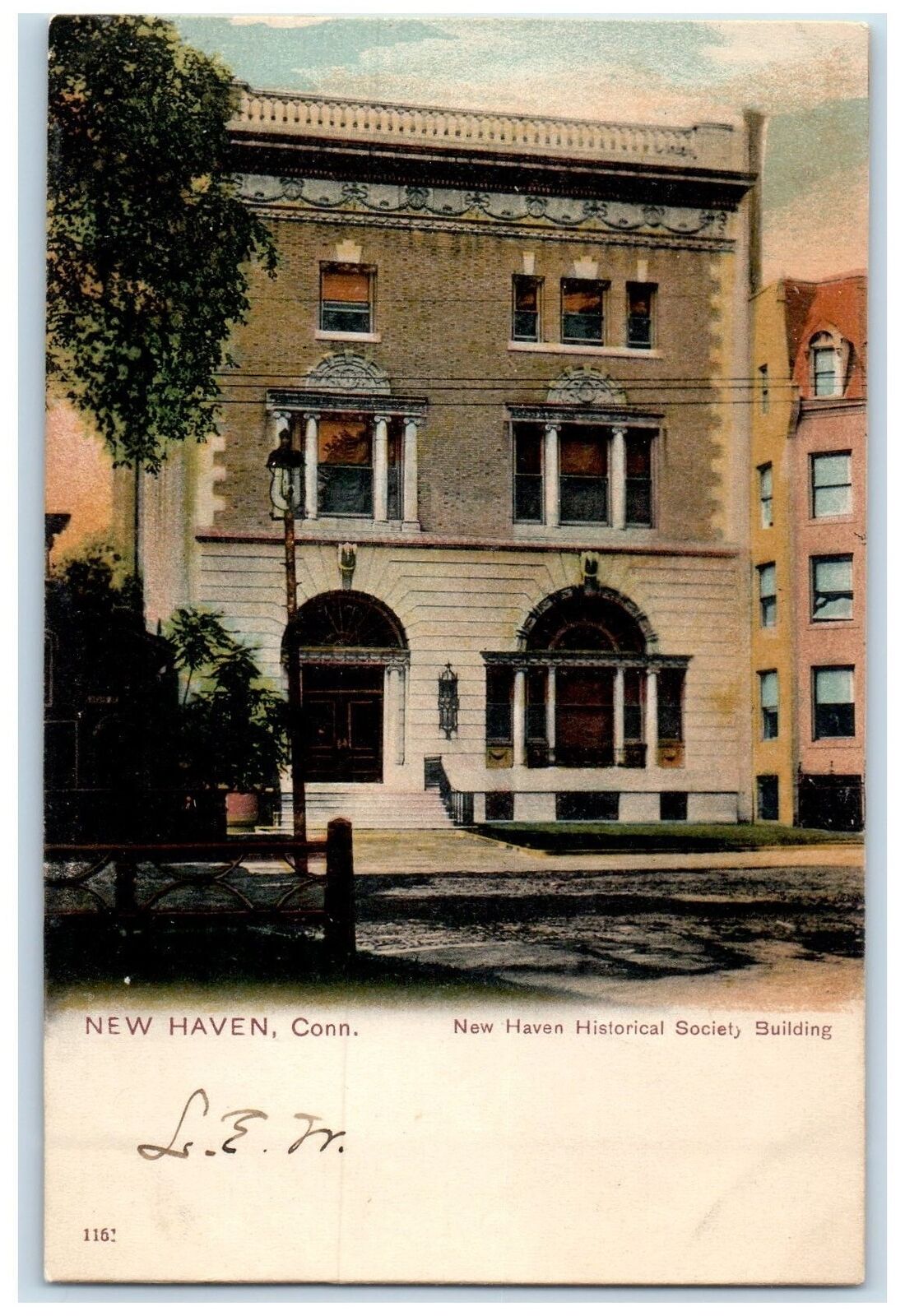 c1905's New Haven Historical Society Building New Haven Connecticut CT Postcard