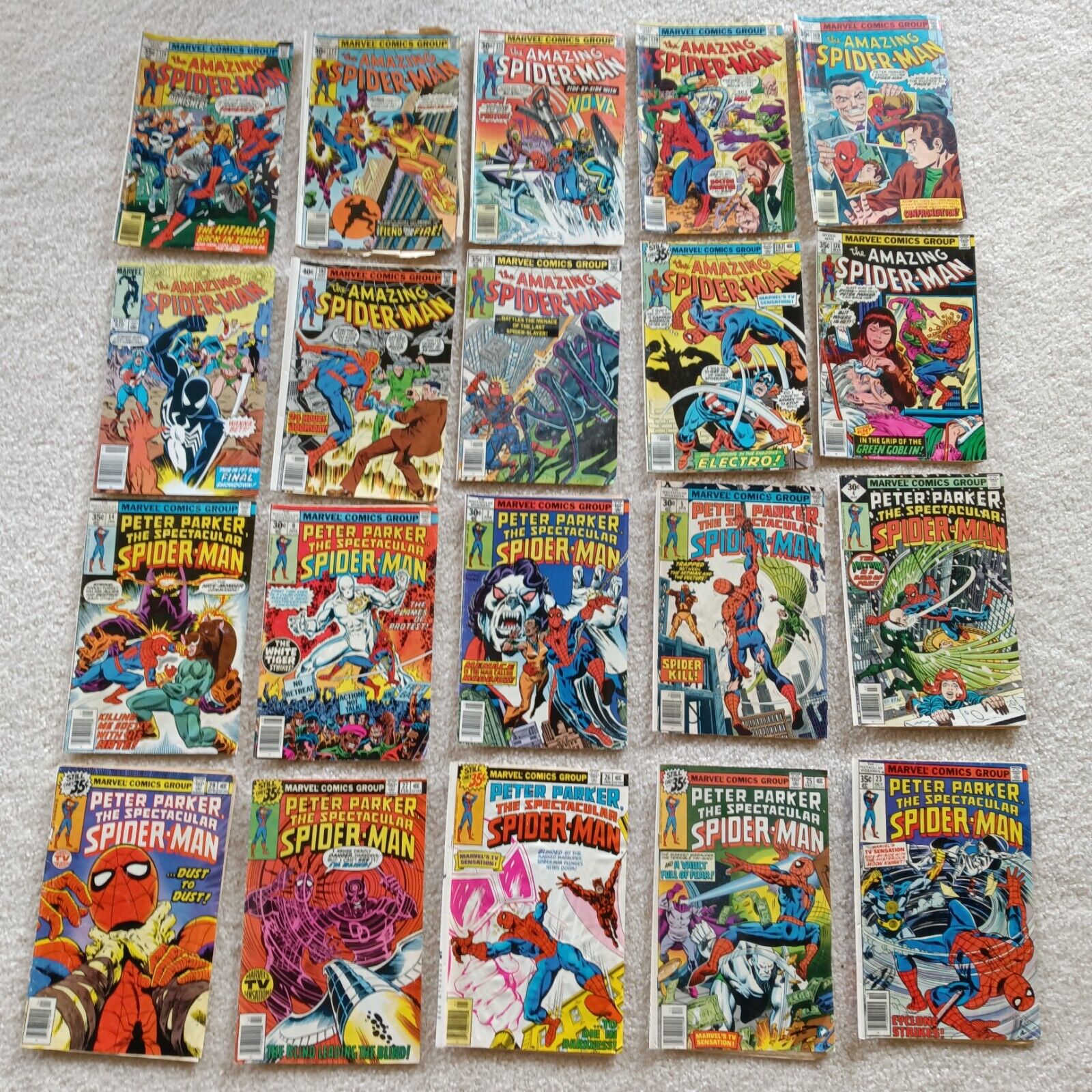 Marvel Comics The Amazing and The Spectacula Spider-Man Comic Book Lot Of 16