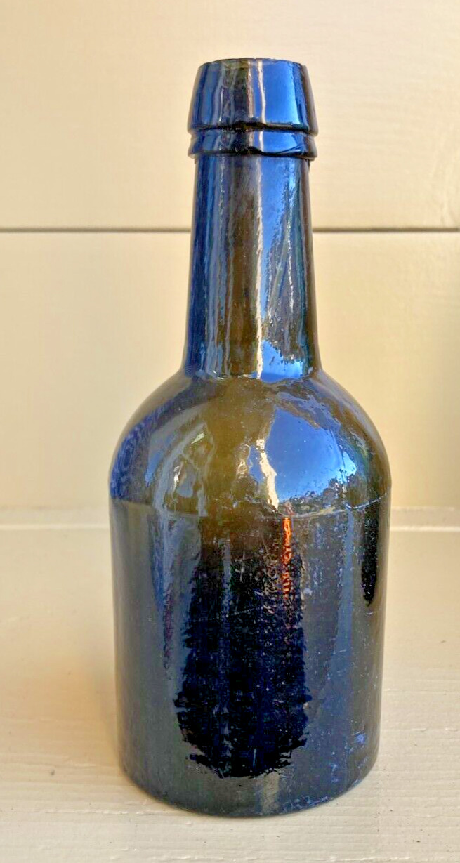 ca.1850\'s Early Olive Stoddard Beer  Pontil