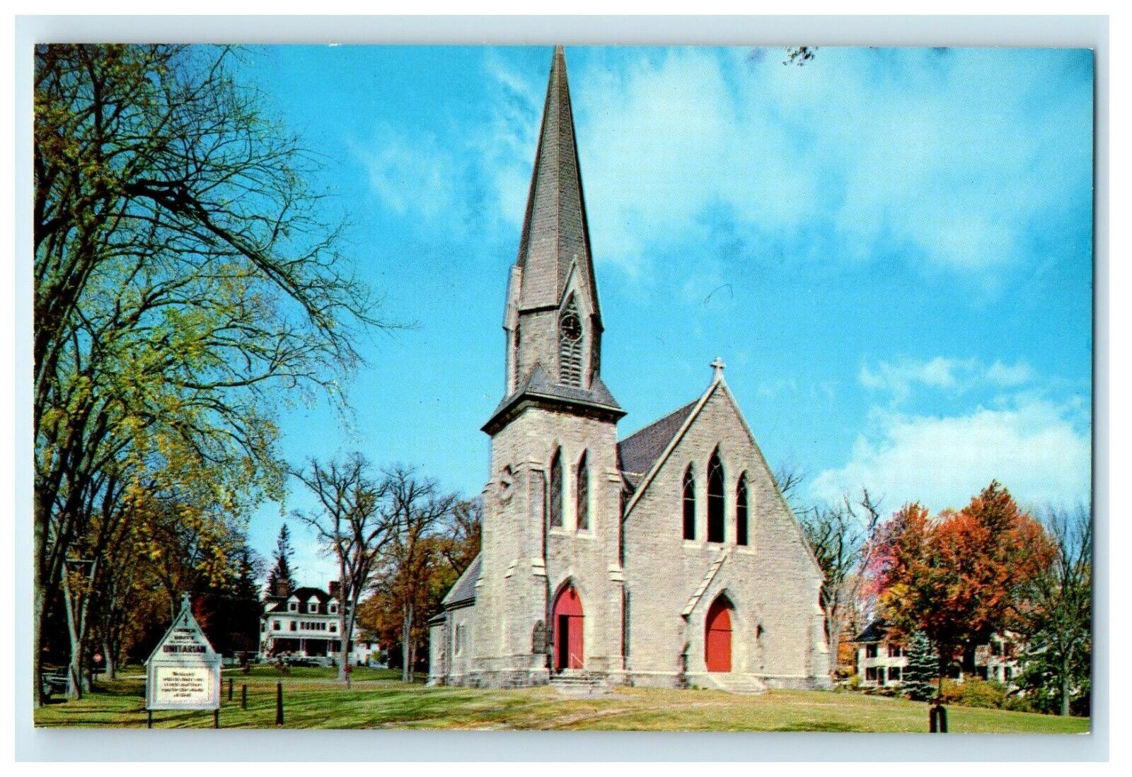 c1910\'s Society Church Of The Unity Winchendon Massachusetts MA Antique Postcard