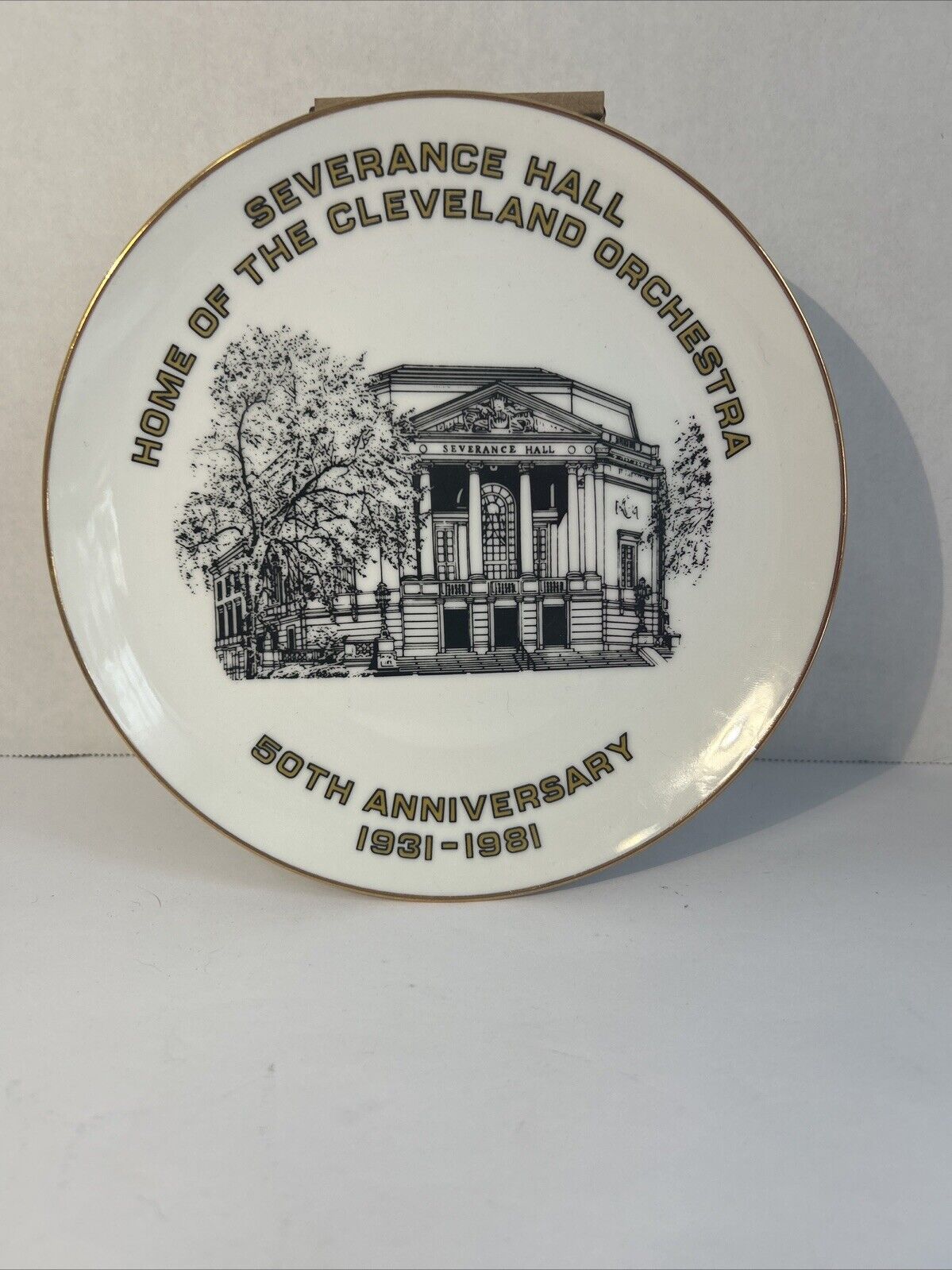 1931-1981 Vintage Severance Hall Cleveland Orchestra 50th Anniversary 7.5\