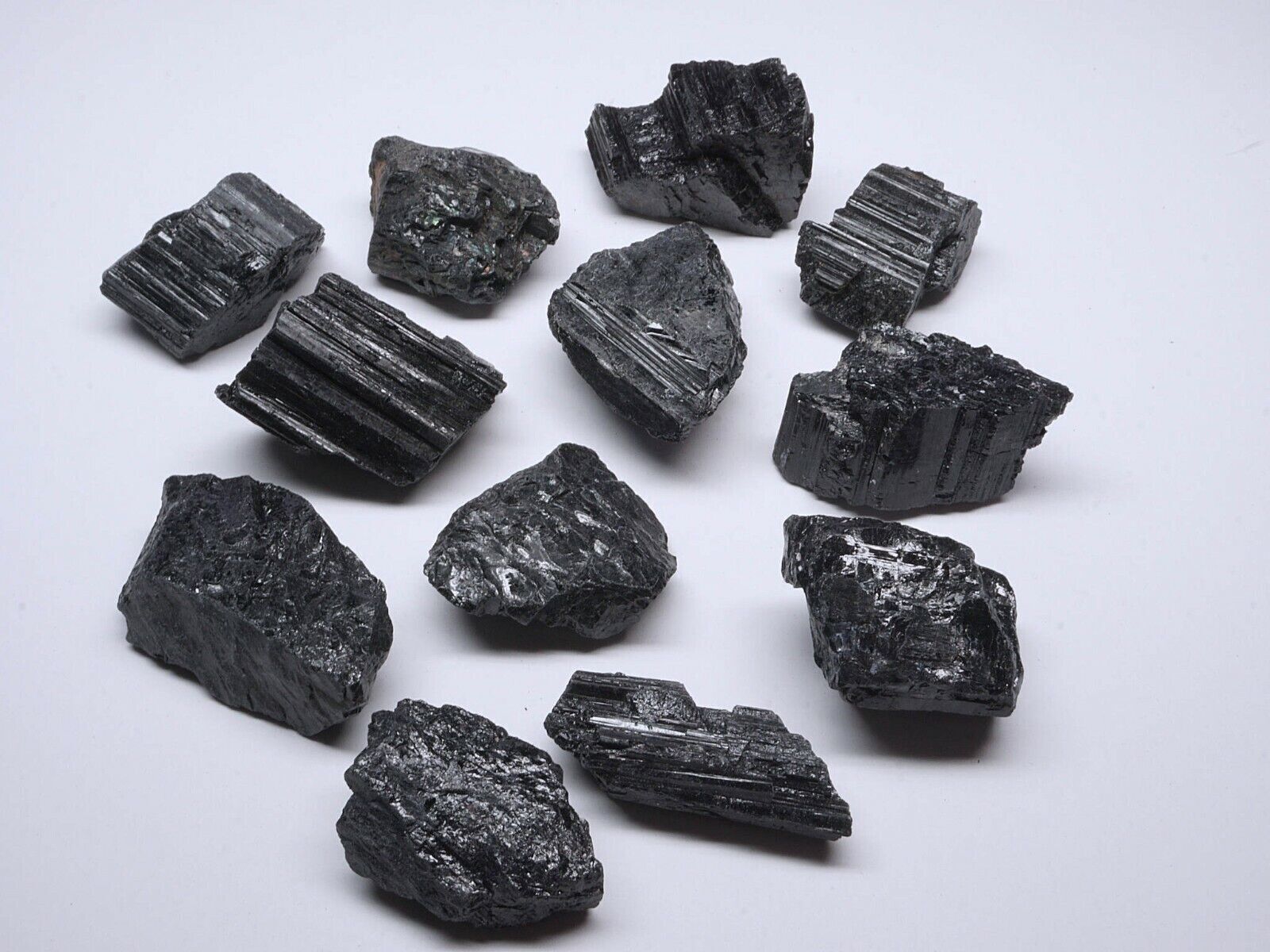 Tourmaline Lots 1/4 Lb Natural Black Schorl Gemstone Crystals Specimens