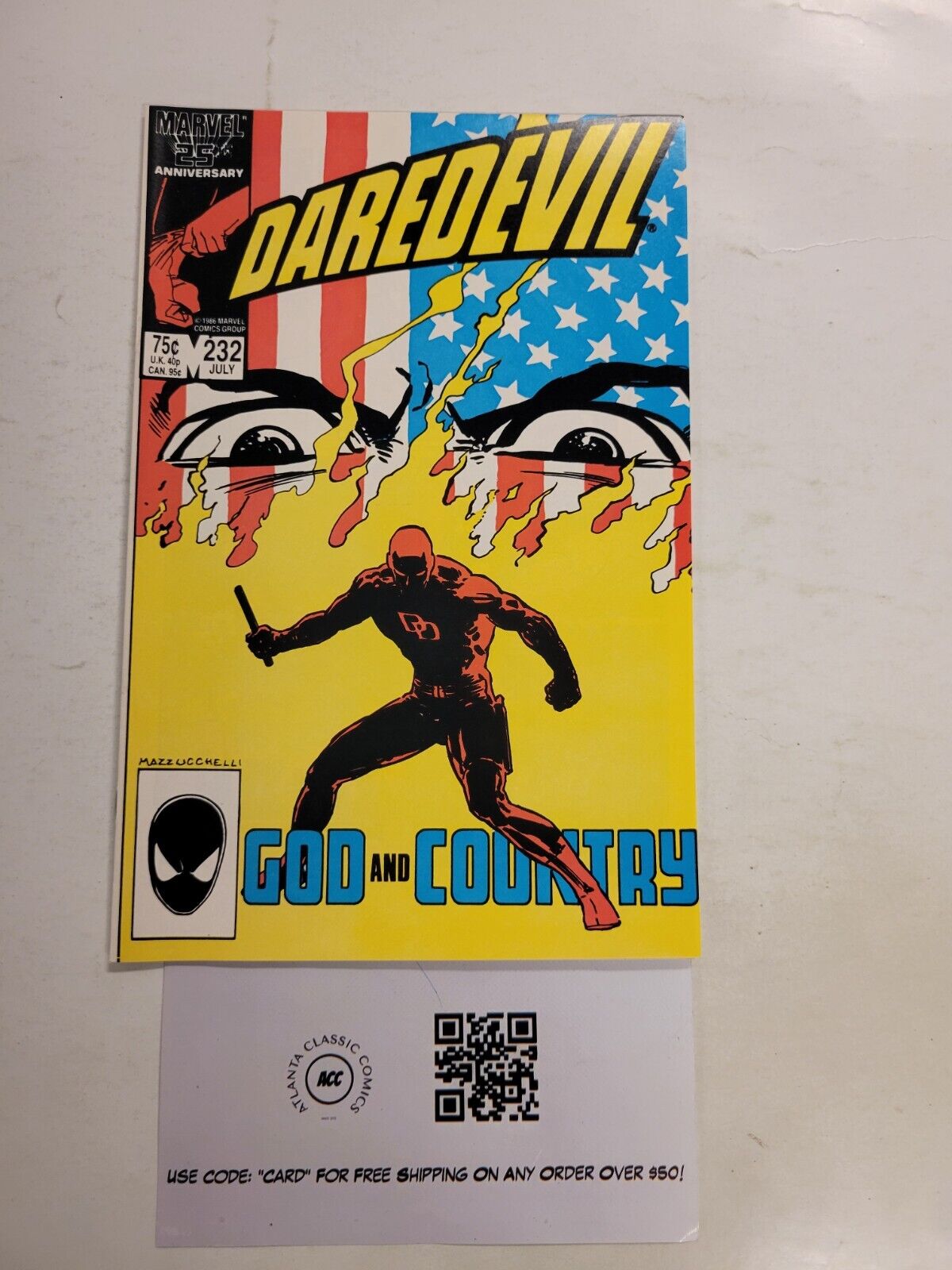 Daredevil #232 VF/NM Marvel Comic Books 1986 3 TJ40
