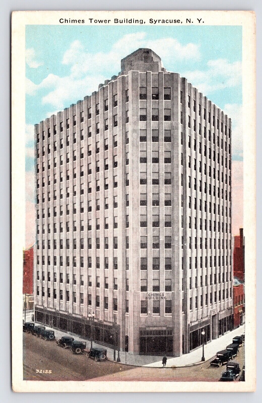 c1915-20s~Chimes Tower~500 Building~Syracuse New York NY~Antique Postcard