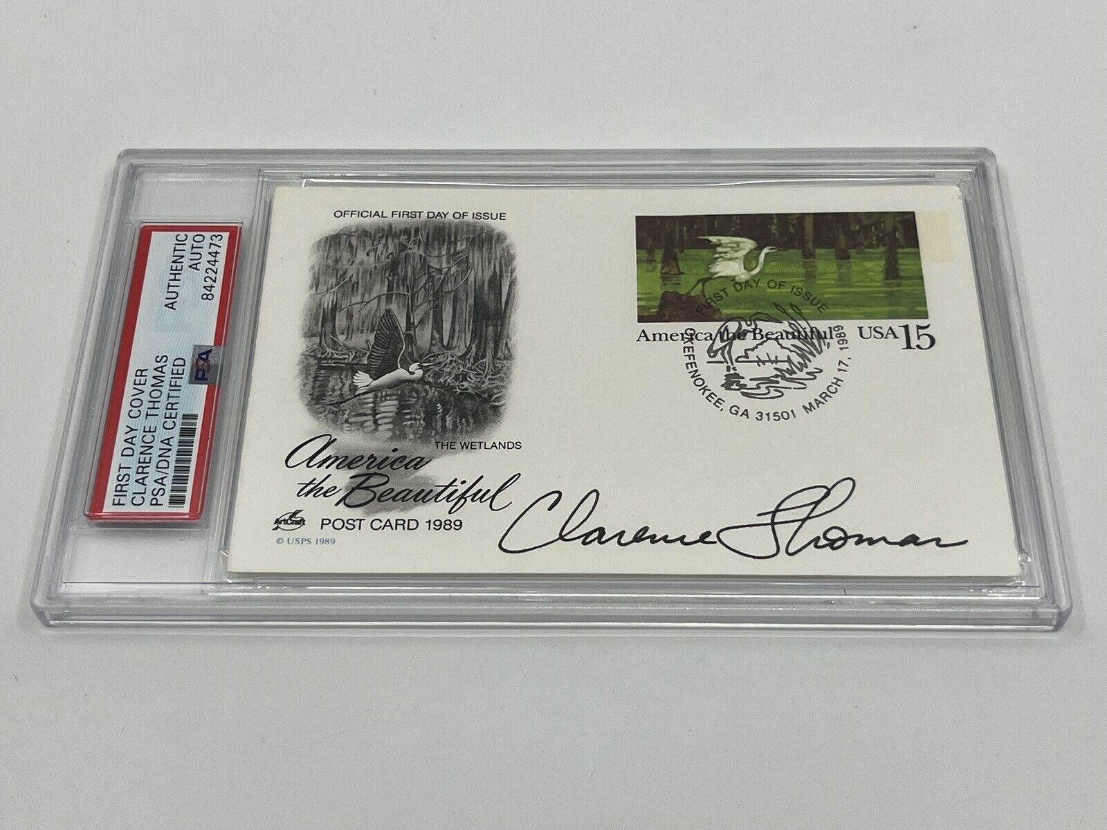 Clarence Thomas Supreme Court Signed Autograph First Day Cover PSA DNA j2f1c *73