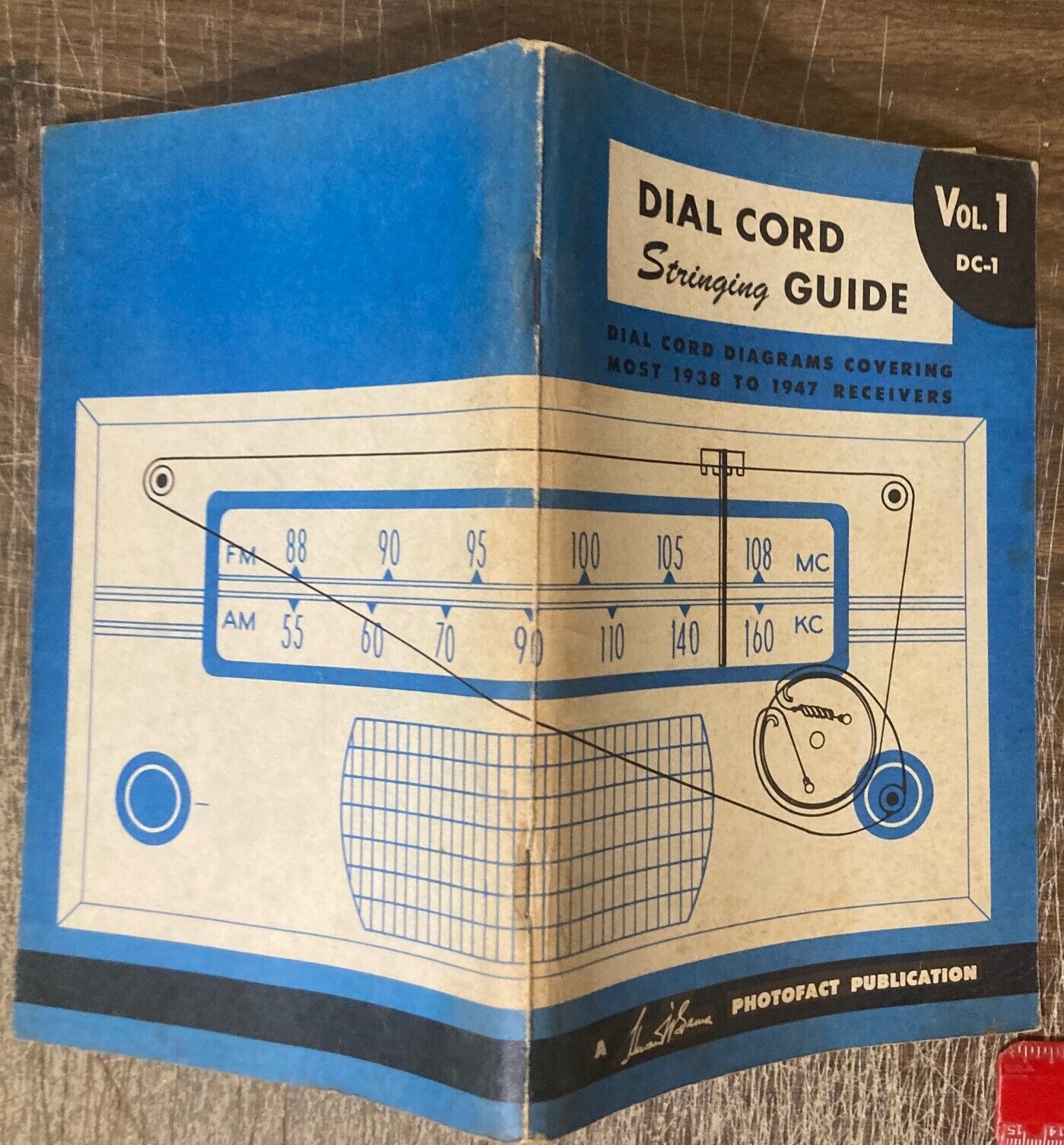 Sams Dial Cord Stringing Guide 1938-1947 Illustrated 1954 Receiver RCA Philco
