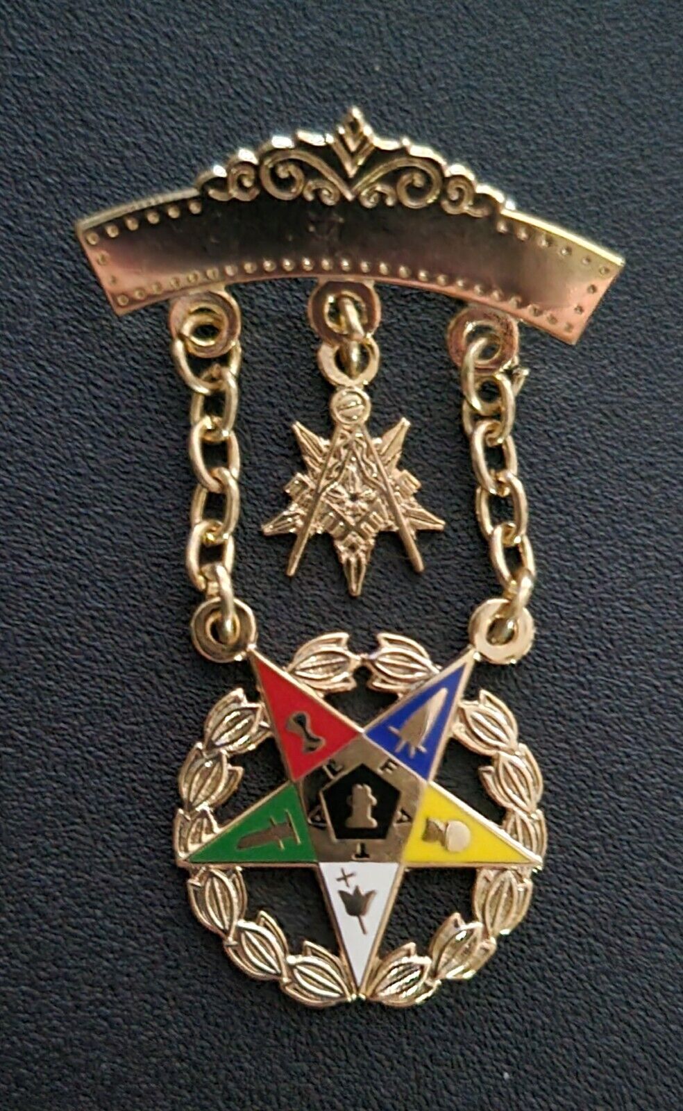 Patron / Past Patron Jewel ORDER OF EASTERN STAR  OES (2)