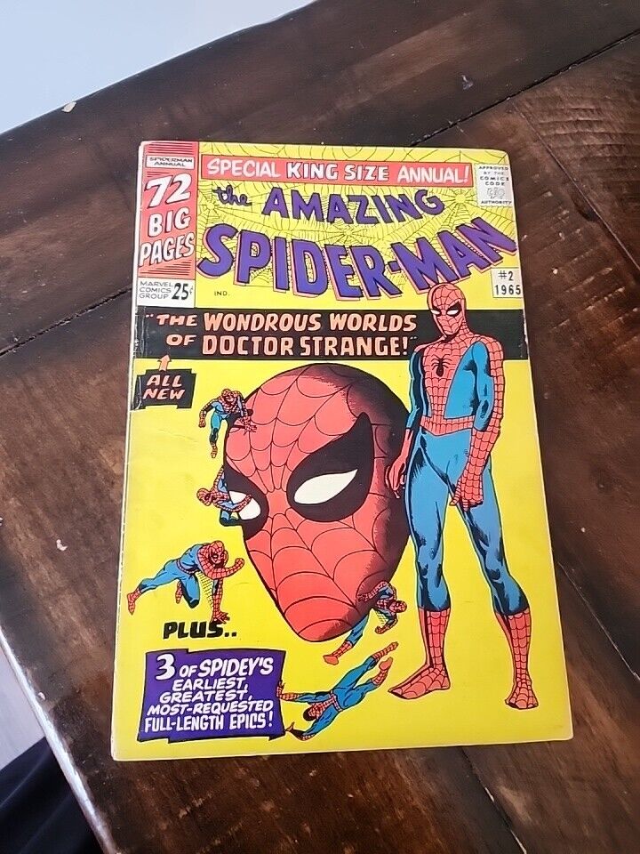 Amazing Spider-Man Annual #2 FN- 5.5 Dr. Strange Appearance Marvel 1965