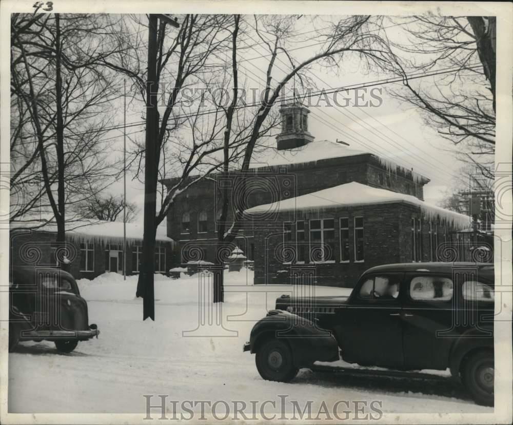 1950 Press Photo Thomas S. Clarkson Technical College Building in Potsdam