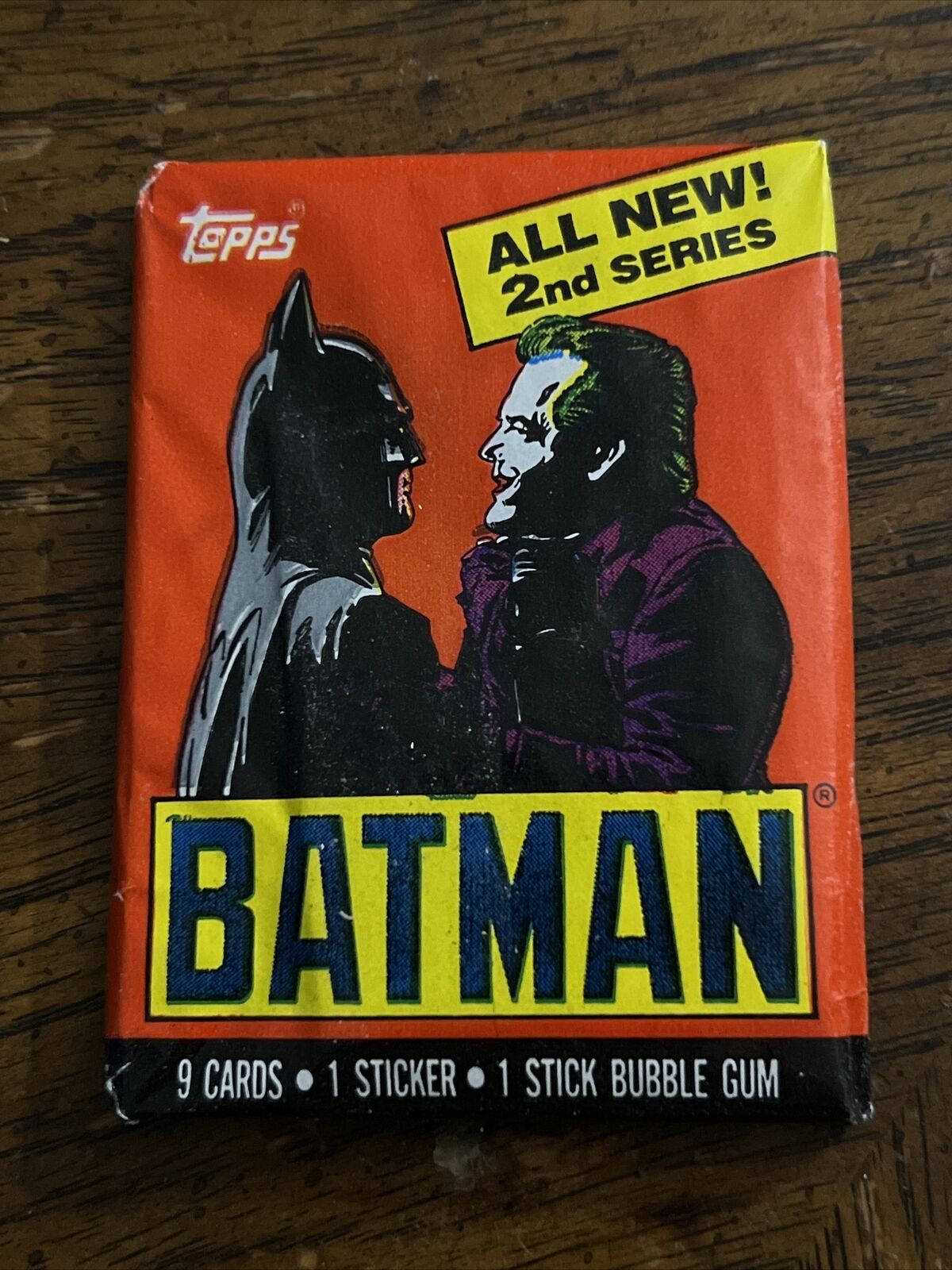 1989 Topps Batman Series 2 Trading Card Pack