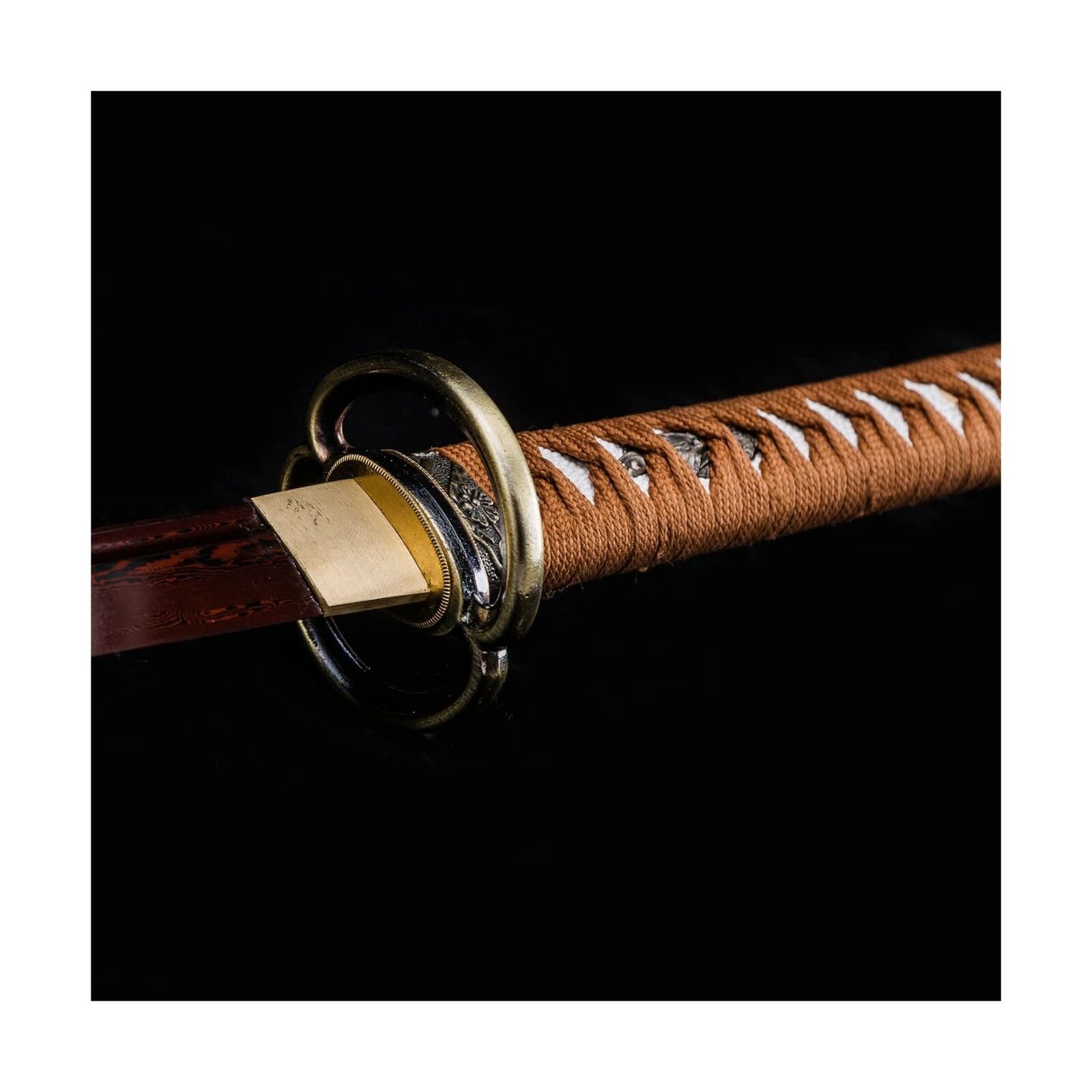 BOHIHYU Full Handmade Katana Sword,1060 High Carbon Steel/T10 Steel/Damascus ...