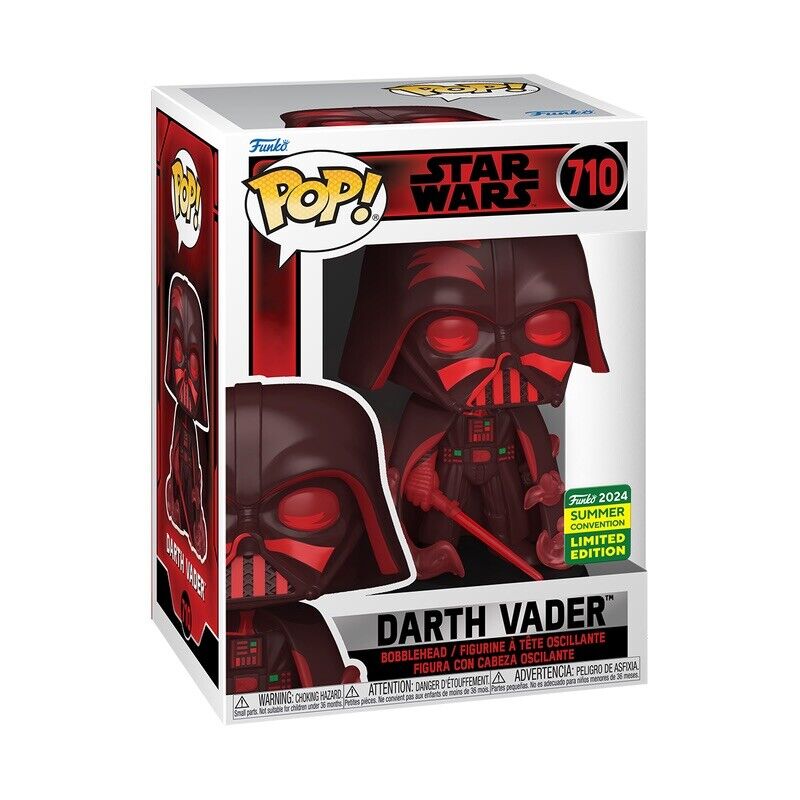 Funko Pop Darth Vader 710 2024 Summer Convention Shared Exclusive with Protector