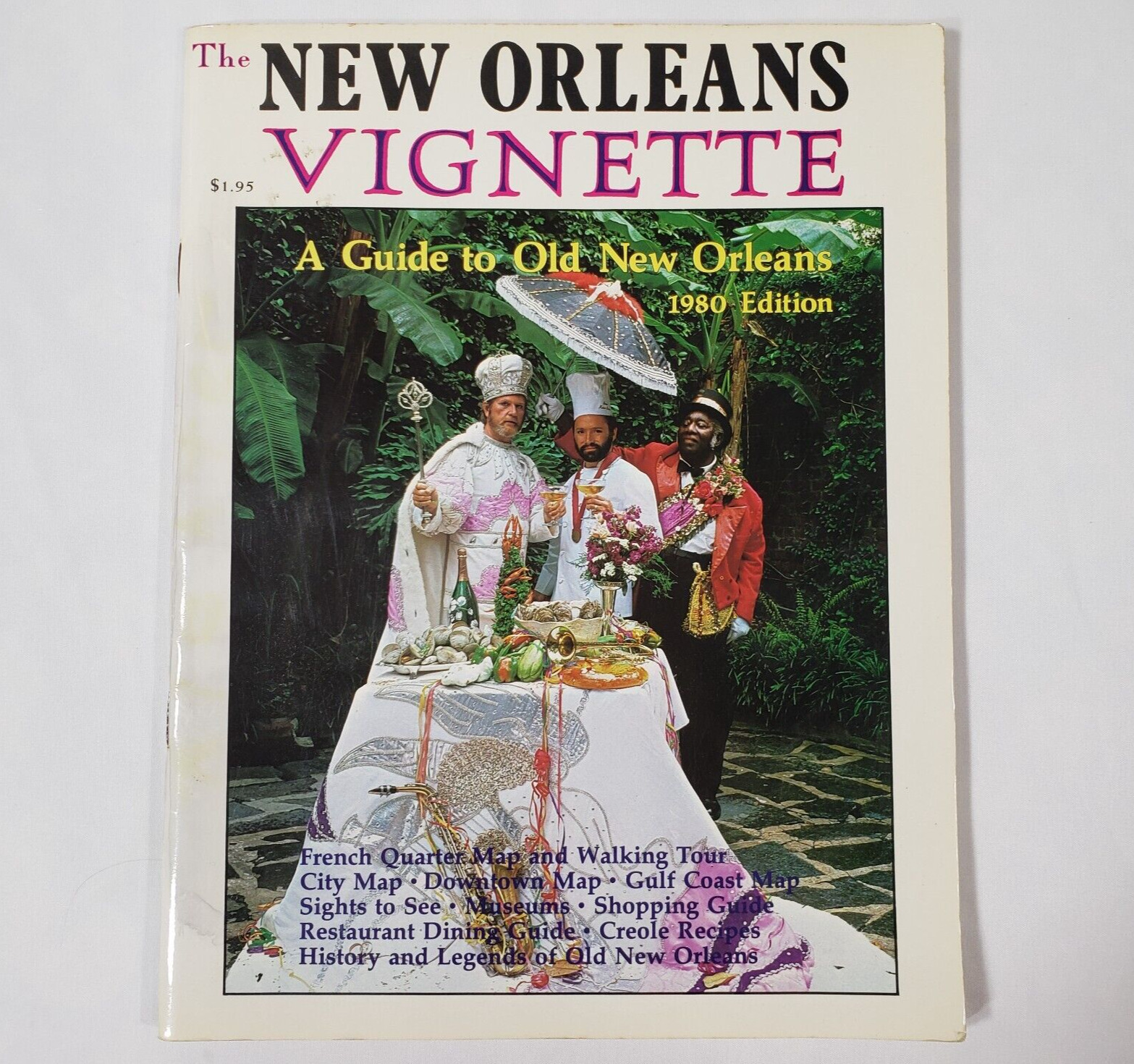 The New Orleans Vignette A Guide to New Orleans 1980 Tourist Magazine Maps Ads