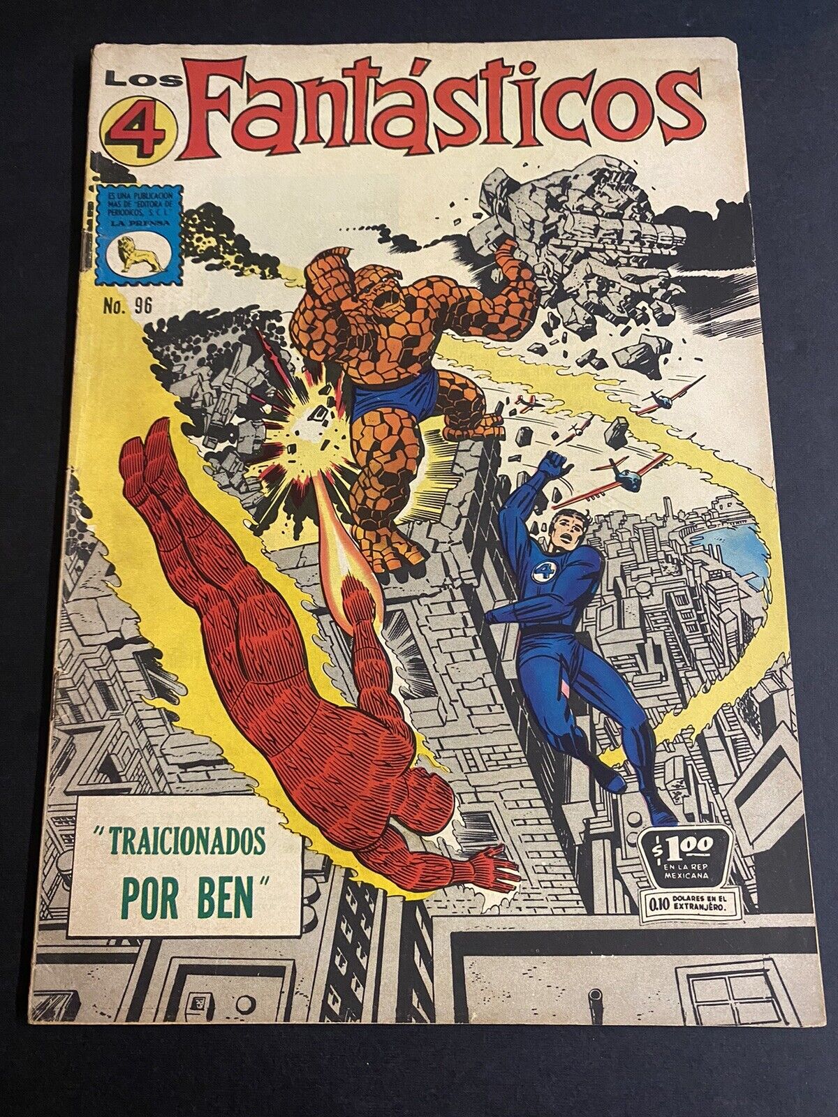 Los 4 Fantásticos 96, Extremely HTF Silver Age Mexican Fantastic Four. Kirby 