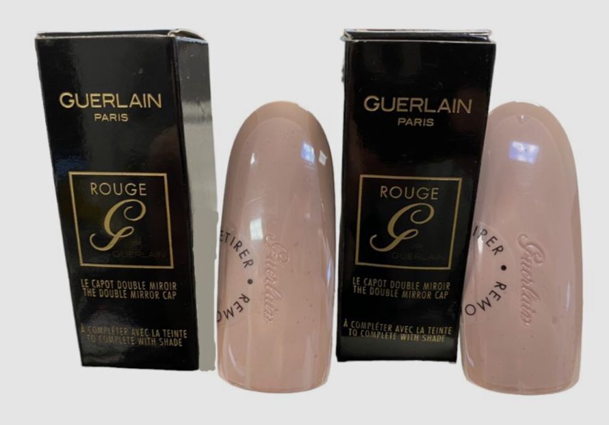 $52 Guerlain K-Doll Rouge-G Customizable Lipstick Case 2-Pack