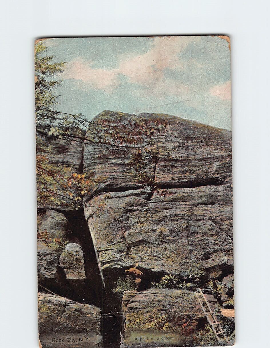 Postcard A Peak in a Chasm