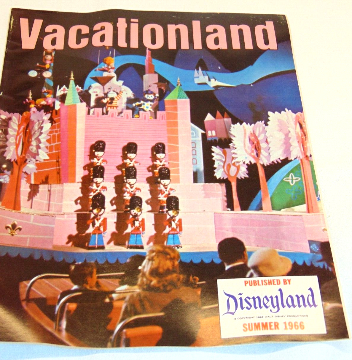 Vintage Disneyland Vacationland Magazine Summer 1966 Small World New Orleans Sq