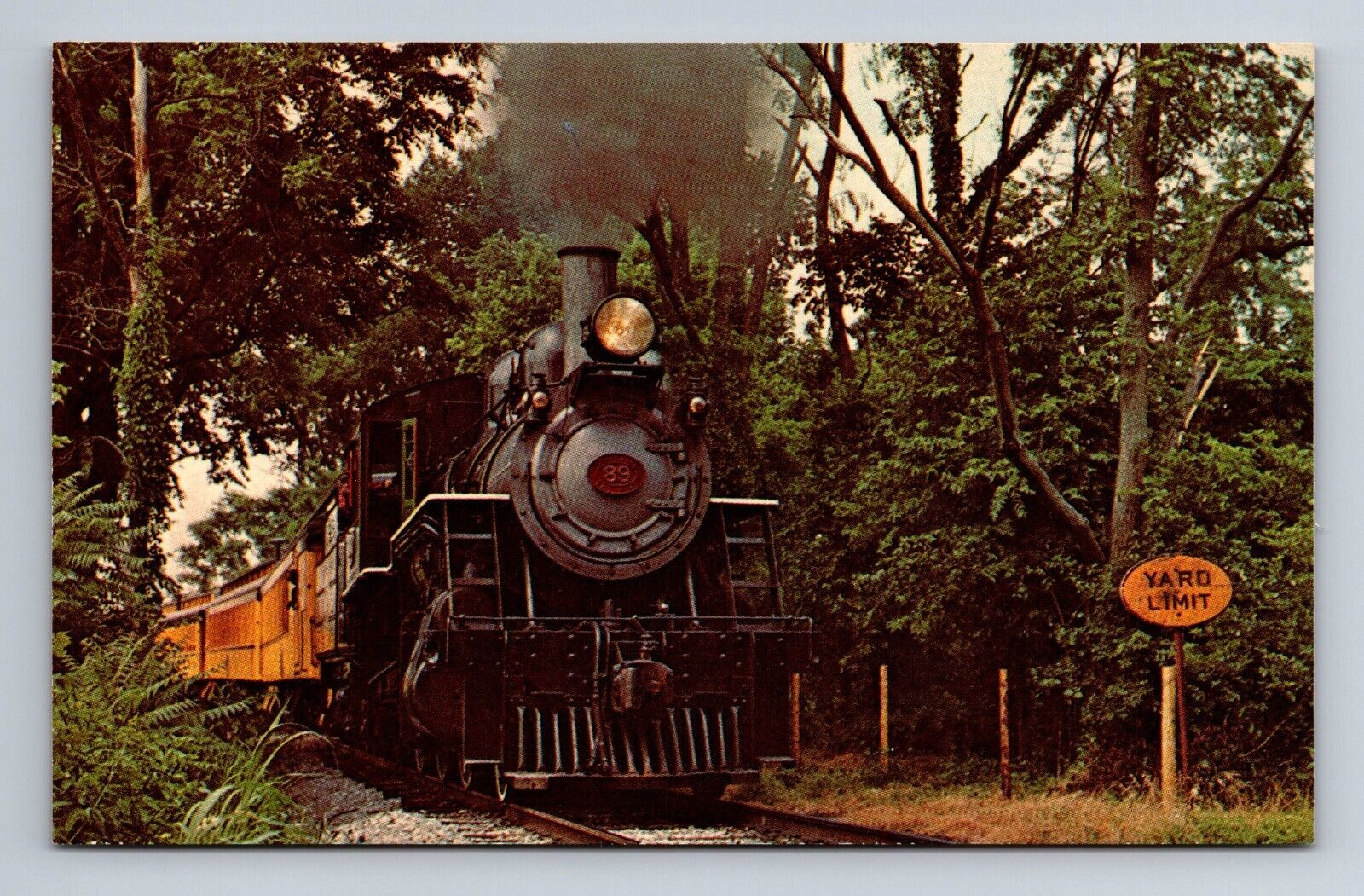 The Strasburg Railroad Engine No 89 Strausburg Eshleman Run PA Train Postcard