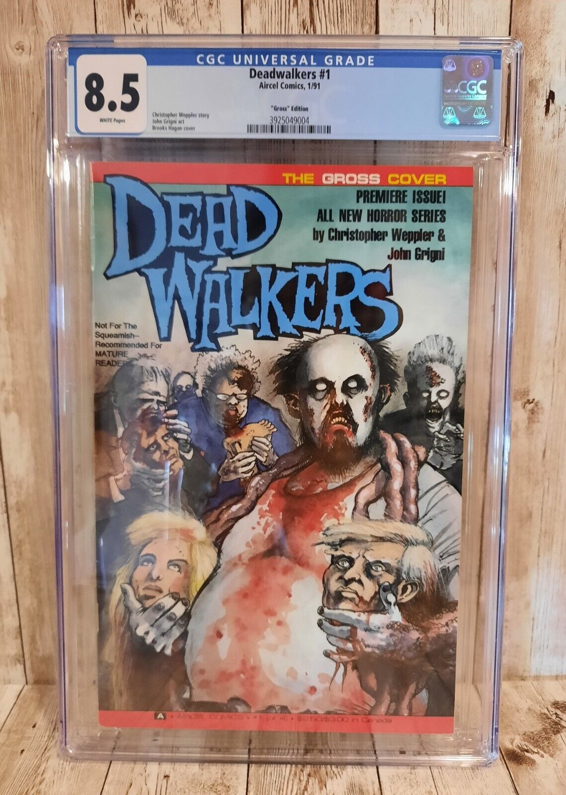 Deadwalkers #1 January 1991 CGC 8.5 VF+ (Gross Edition)