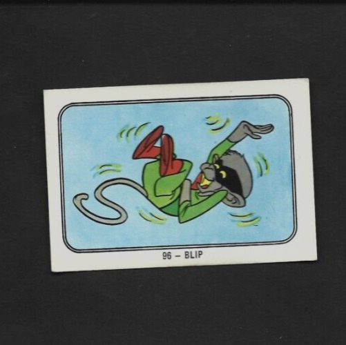 1972-73 Spanish Hanna-Barbera SPACE GHOST #96 BLIP Card vg/ex