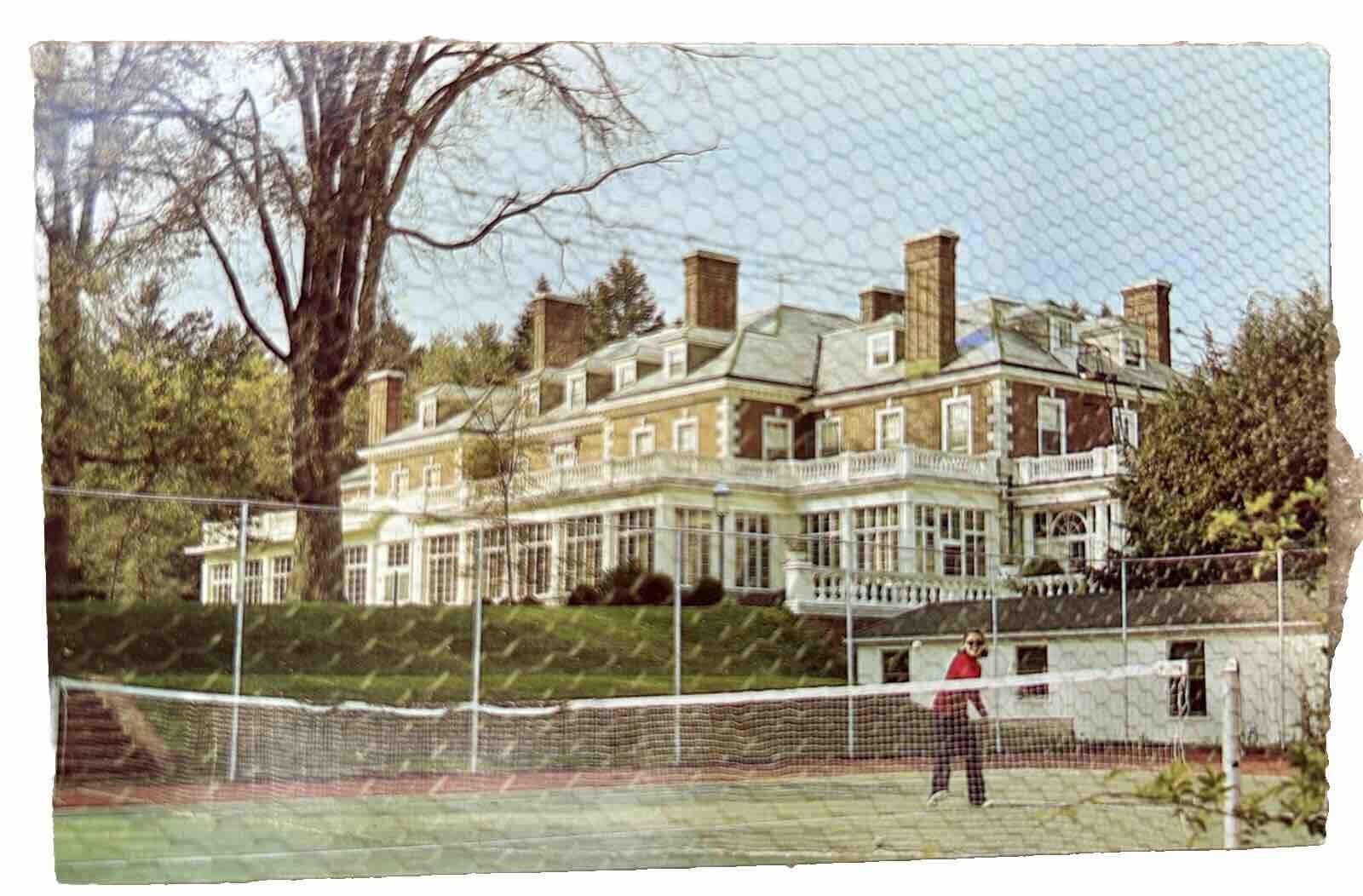 Eastover Lenox Massachusetts Tennis Vintage Postcard