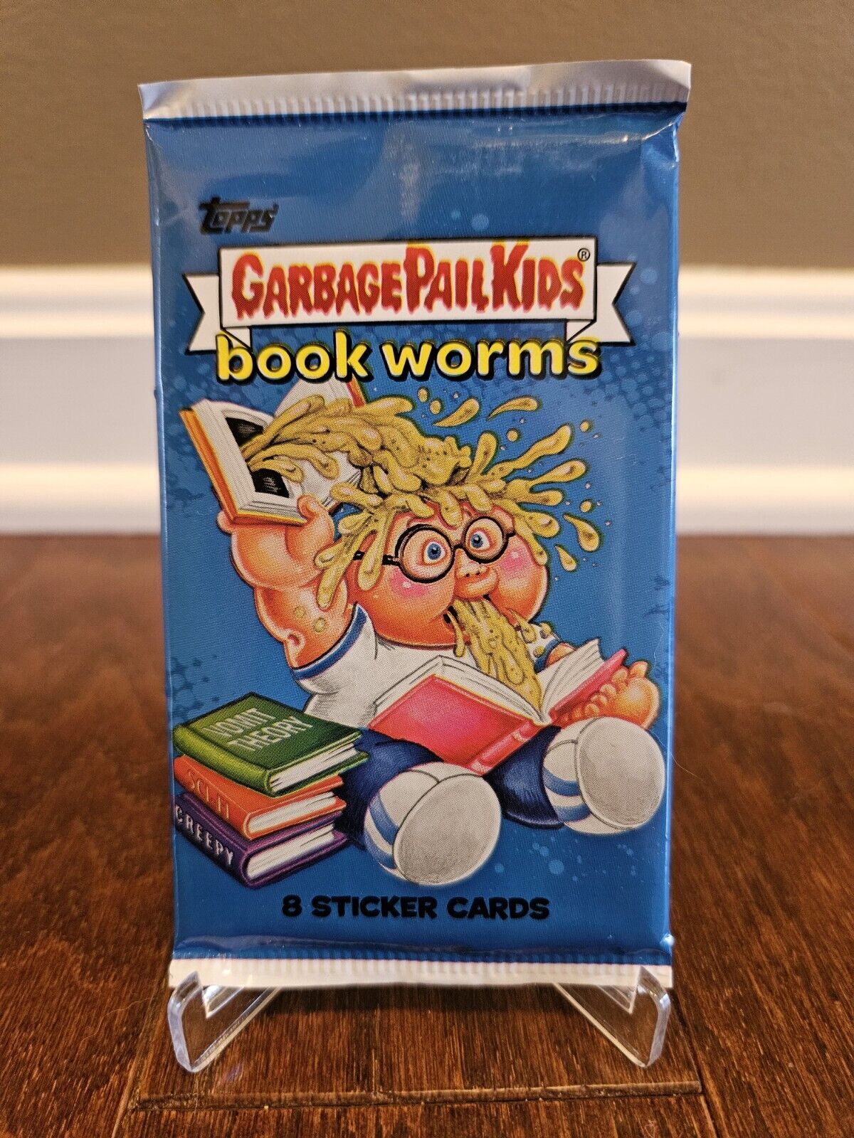2022 Topps Garbage Pail Kids GPK Book Worms 🪱 FACTORY SEALED PACK 📚 8 Cards