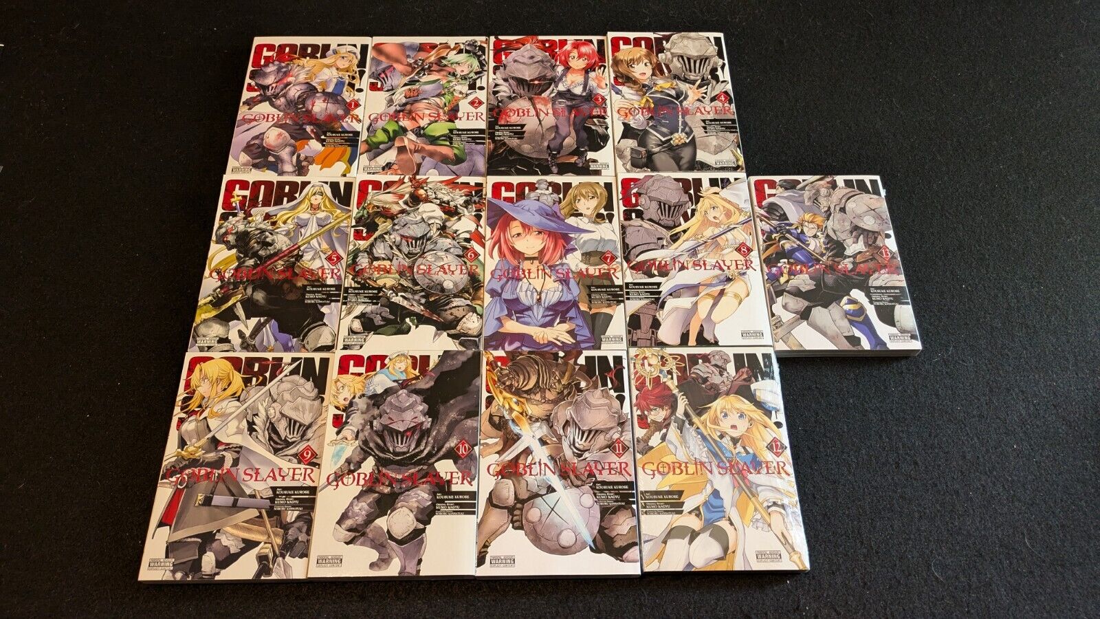 Goblin Slayer Manga English Vol 1-13 Lot