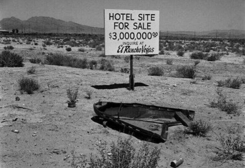 Antique Las Vegas Hotel Site Photo 3648 Oddleys Strange & Bizarre