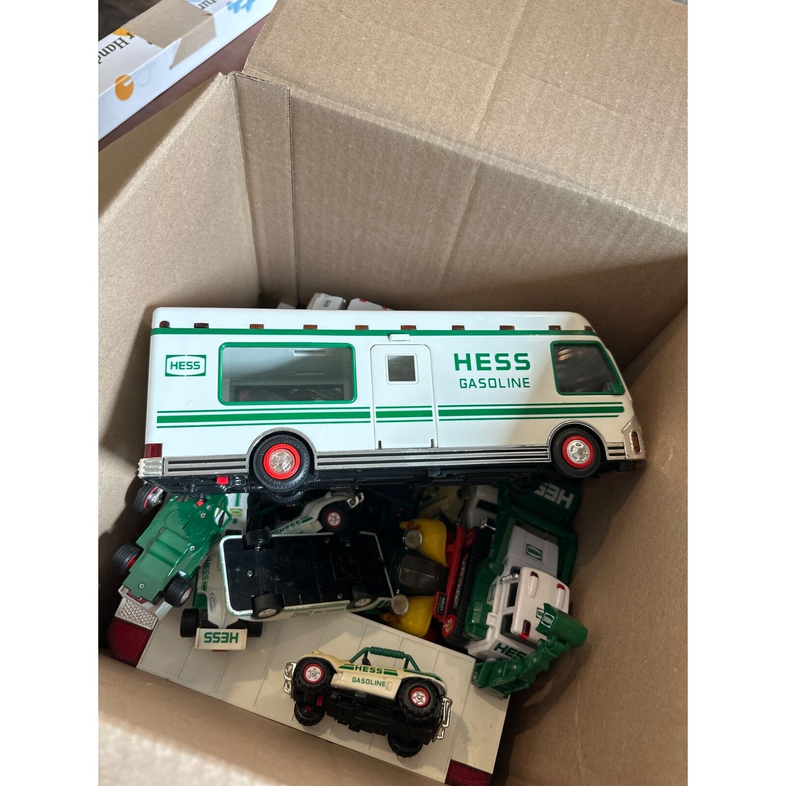 Hess Toy Trucks Lot 7 lbs Replacement Parts Only Cars Motorcycles RV Vans