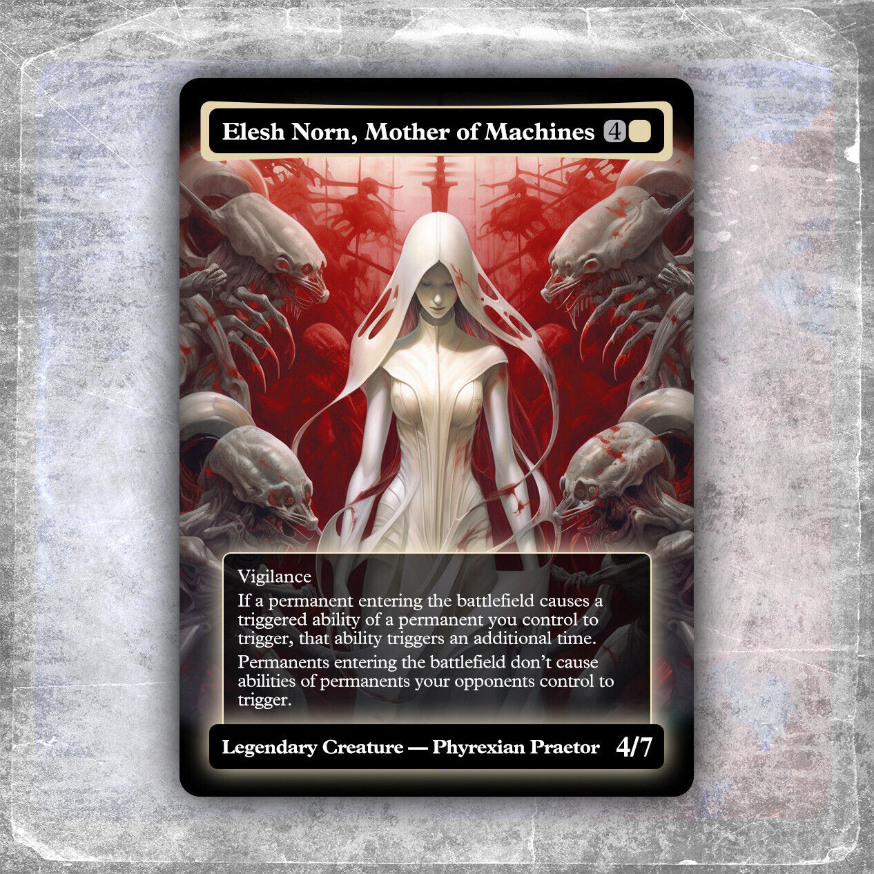 Elesh Norn, Mother of Machines #3 [Alternative Custom Art] Hyperion Card