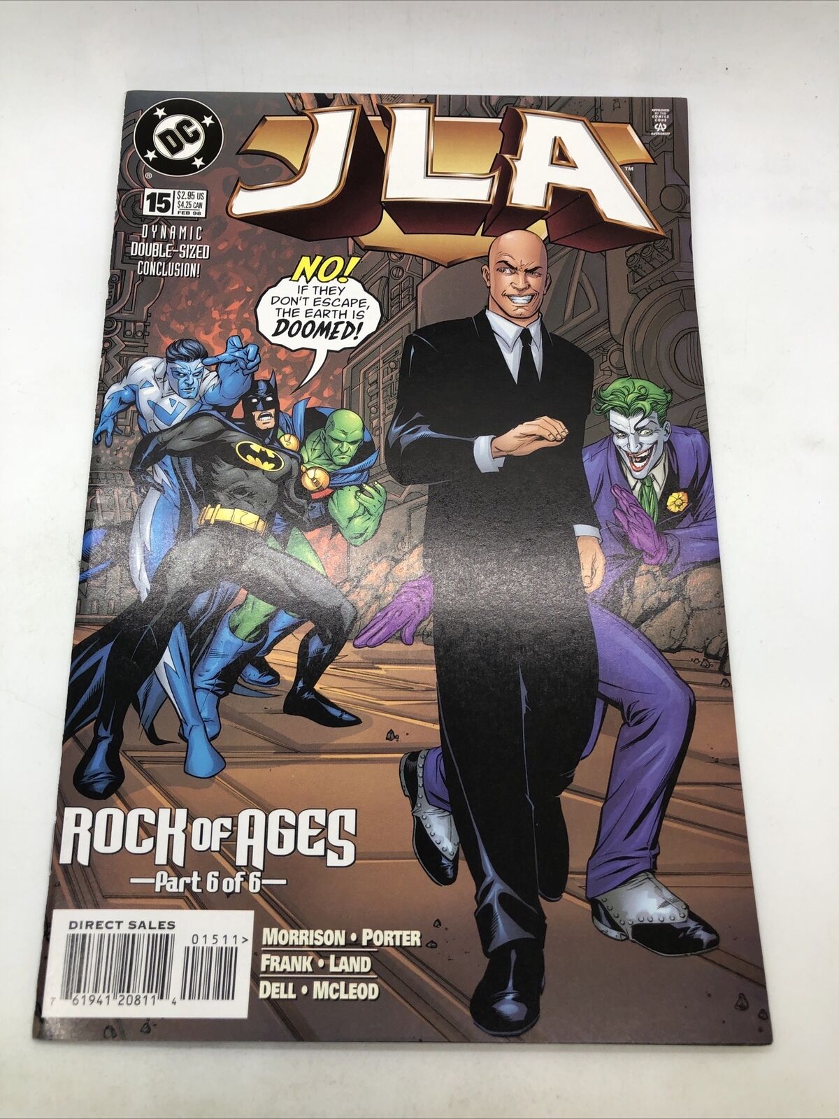 JLA Comic Book #15 February 1998 DC Comics
