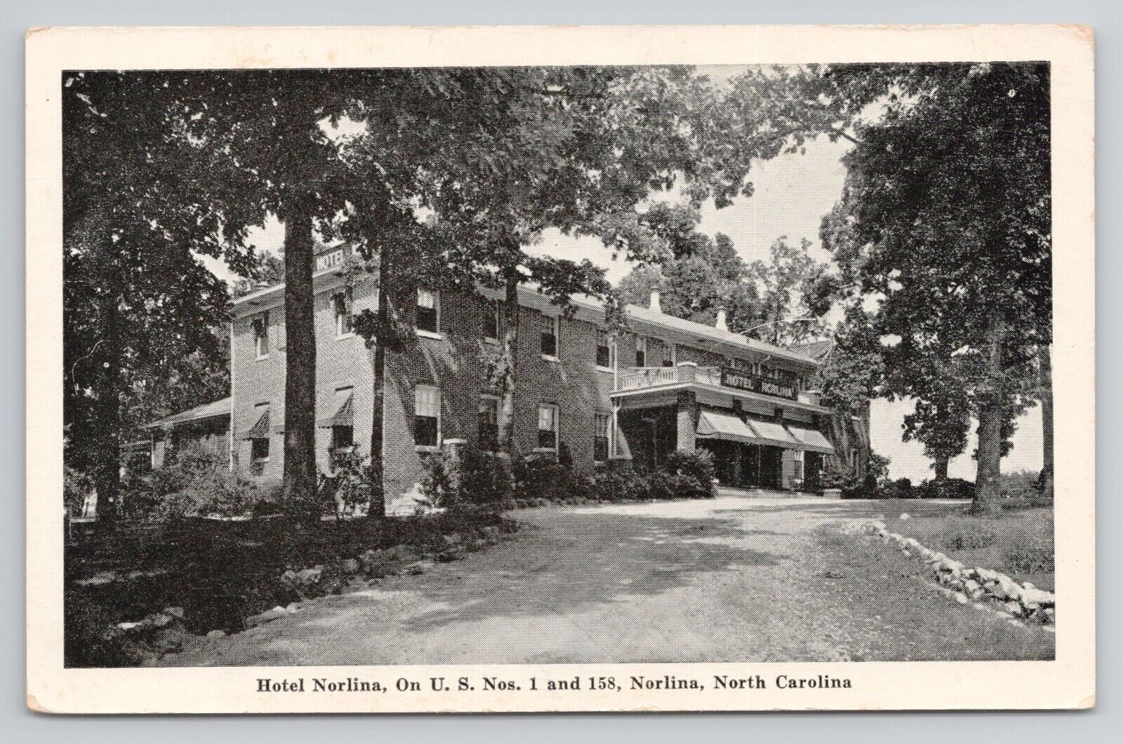 Postcard Hotel Norlina North Carolina