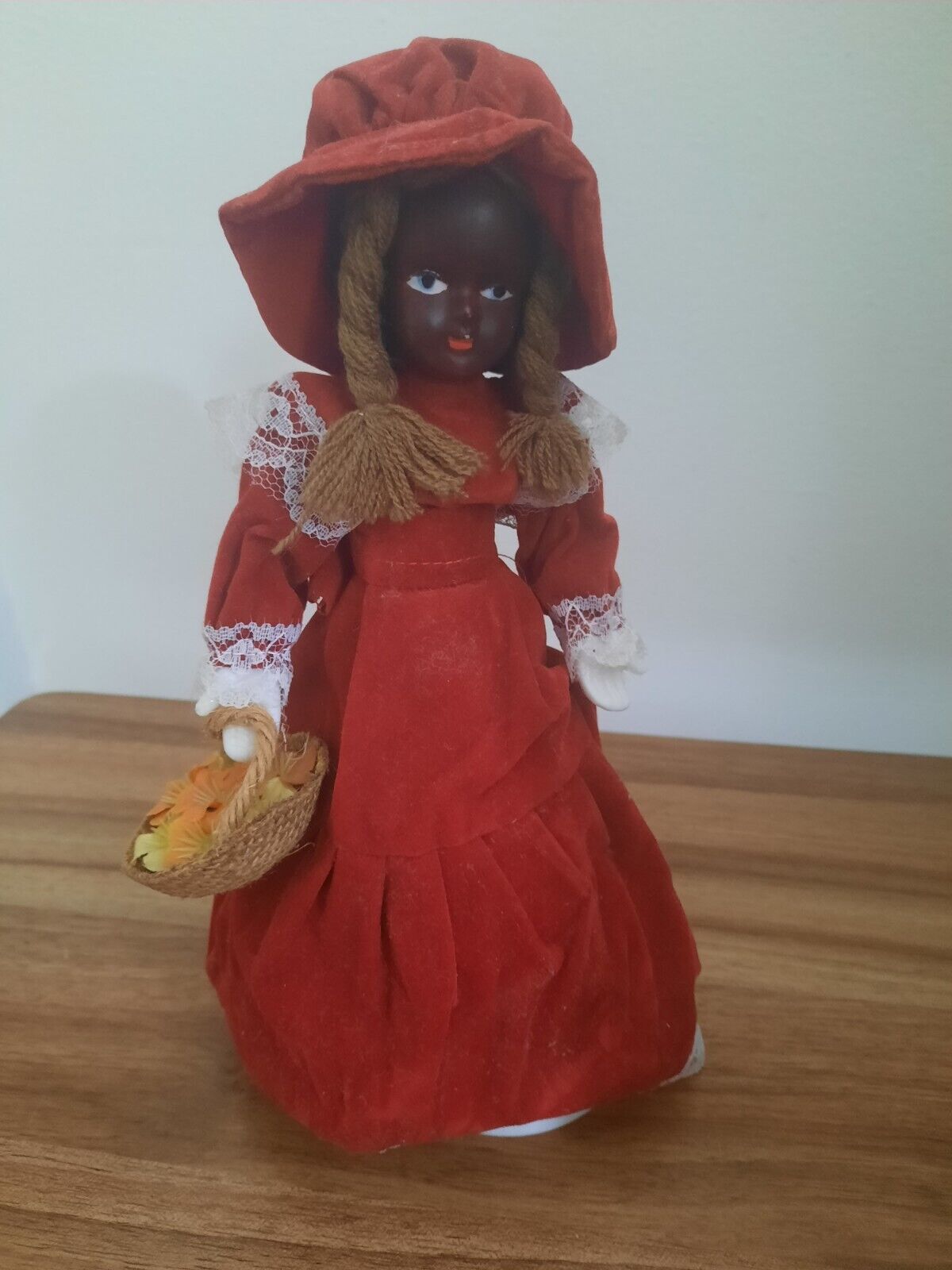 vintage african american figure doll with music