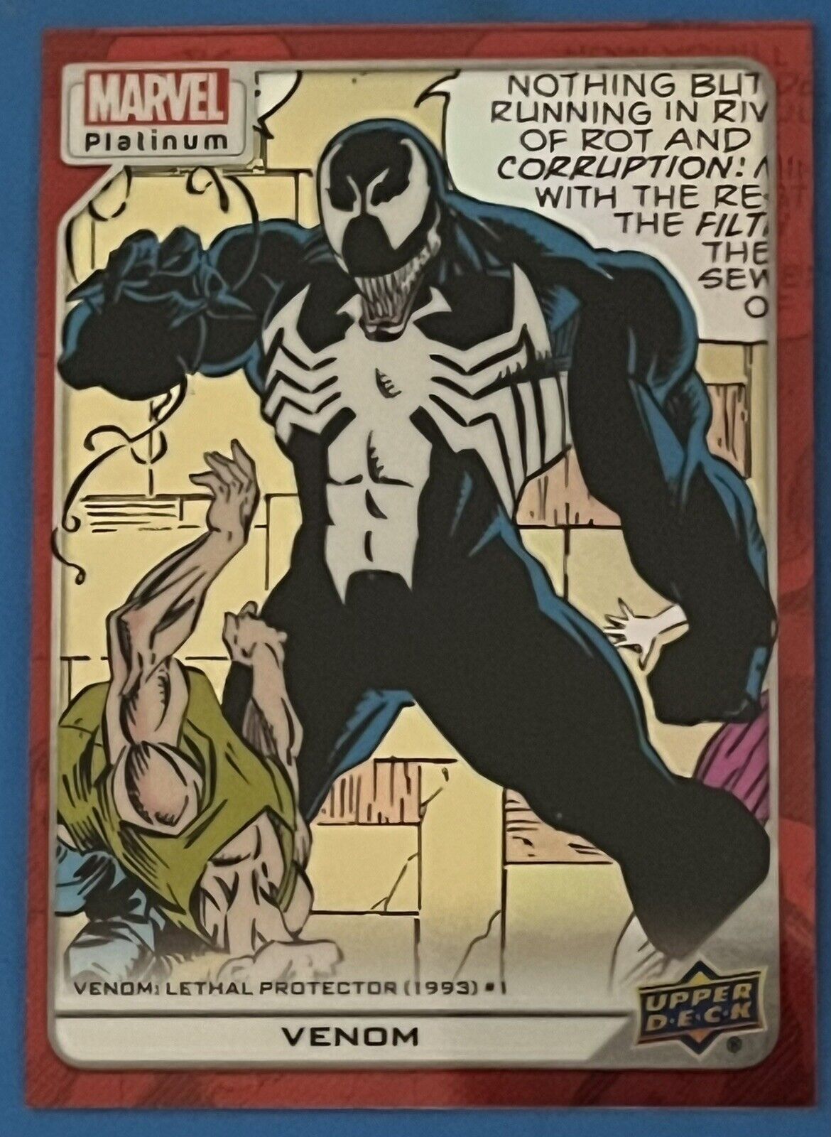Venom #124 - Red Rainbow, 2023 Marvel Platinum, Mint