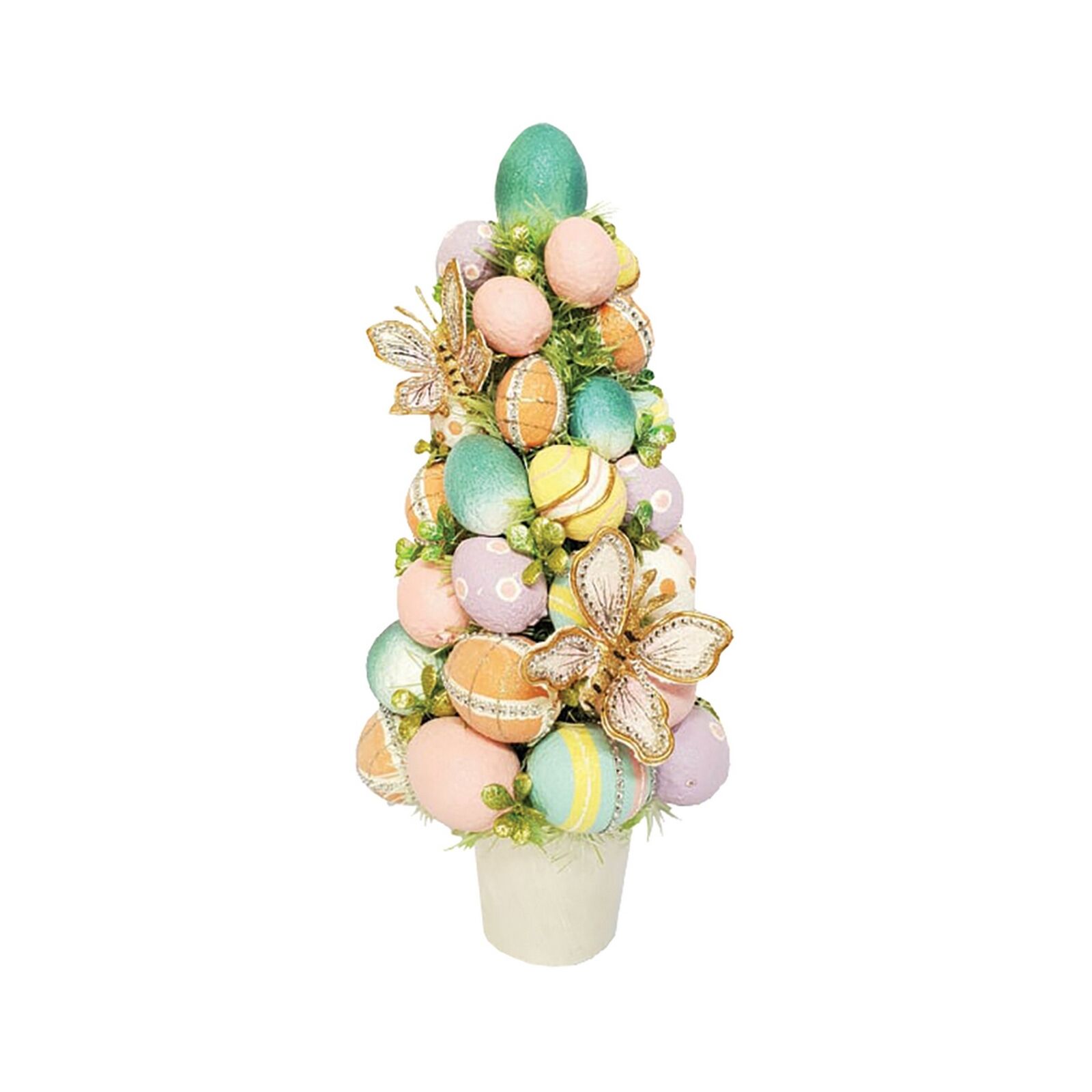 Eggs And Butterflies Gold Easter Tree Decoration Centerpiece 9\